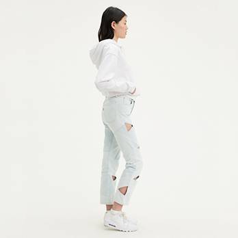 501® Original Pieced Denim Cropped Women's Jeans 4
