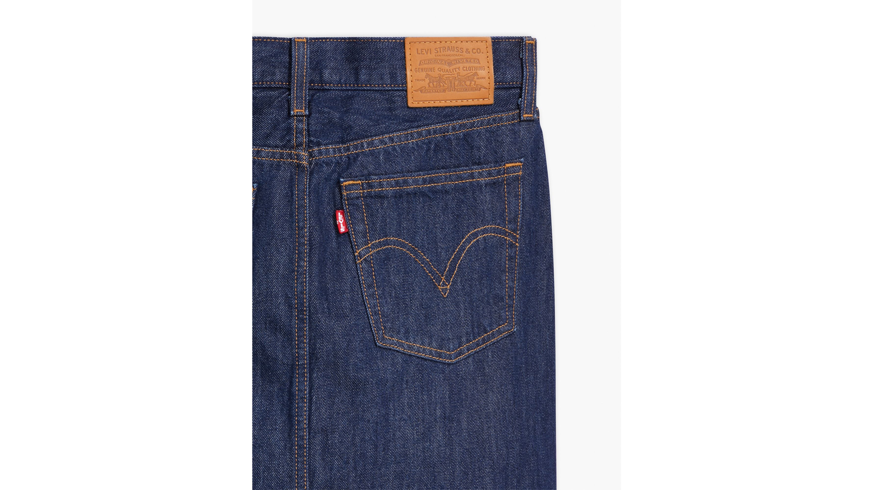 Falda midi con botones delanteros 3