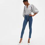 Button Front 721 High Rise Ankle Skinny Women's Jeans 3