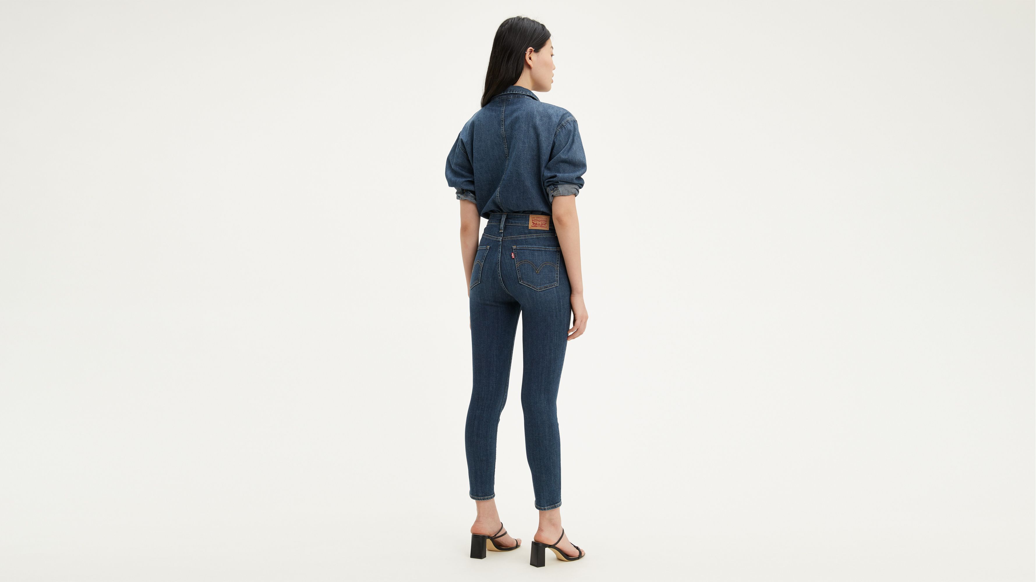 levi's 721 high rise ankle skinny jeans