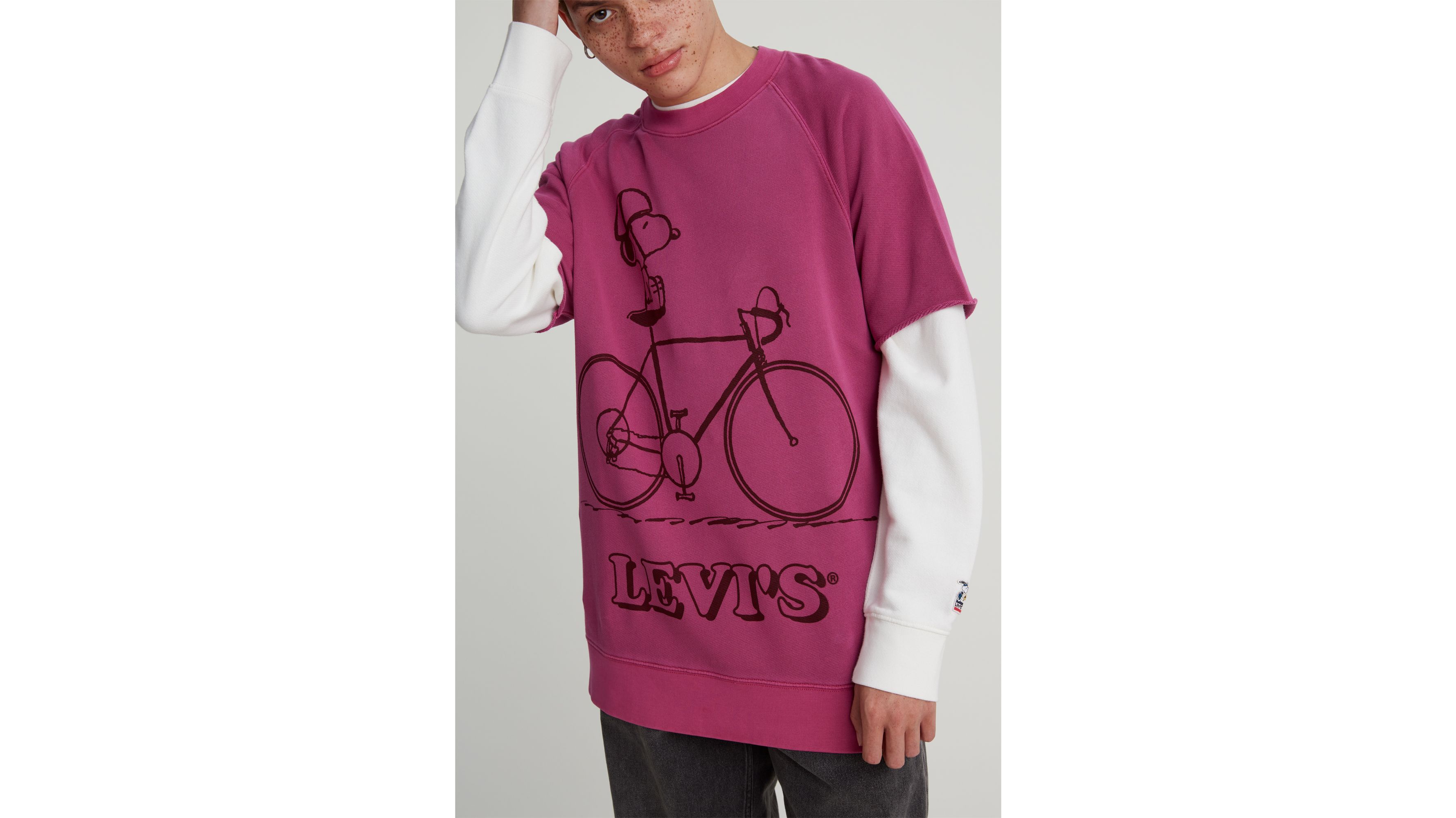 levi's x peanuts sweatshirt