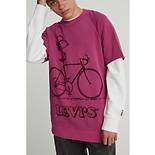 Levi's® x Peanuts Short Sleeve Crewneck Cutoff Sweatshirt 1