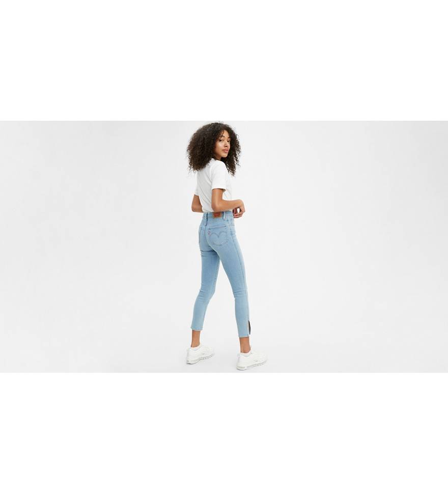 Special A High Rise Skinny Button Fly Jeans