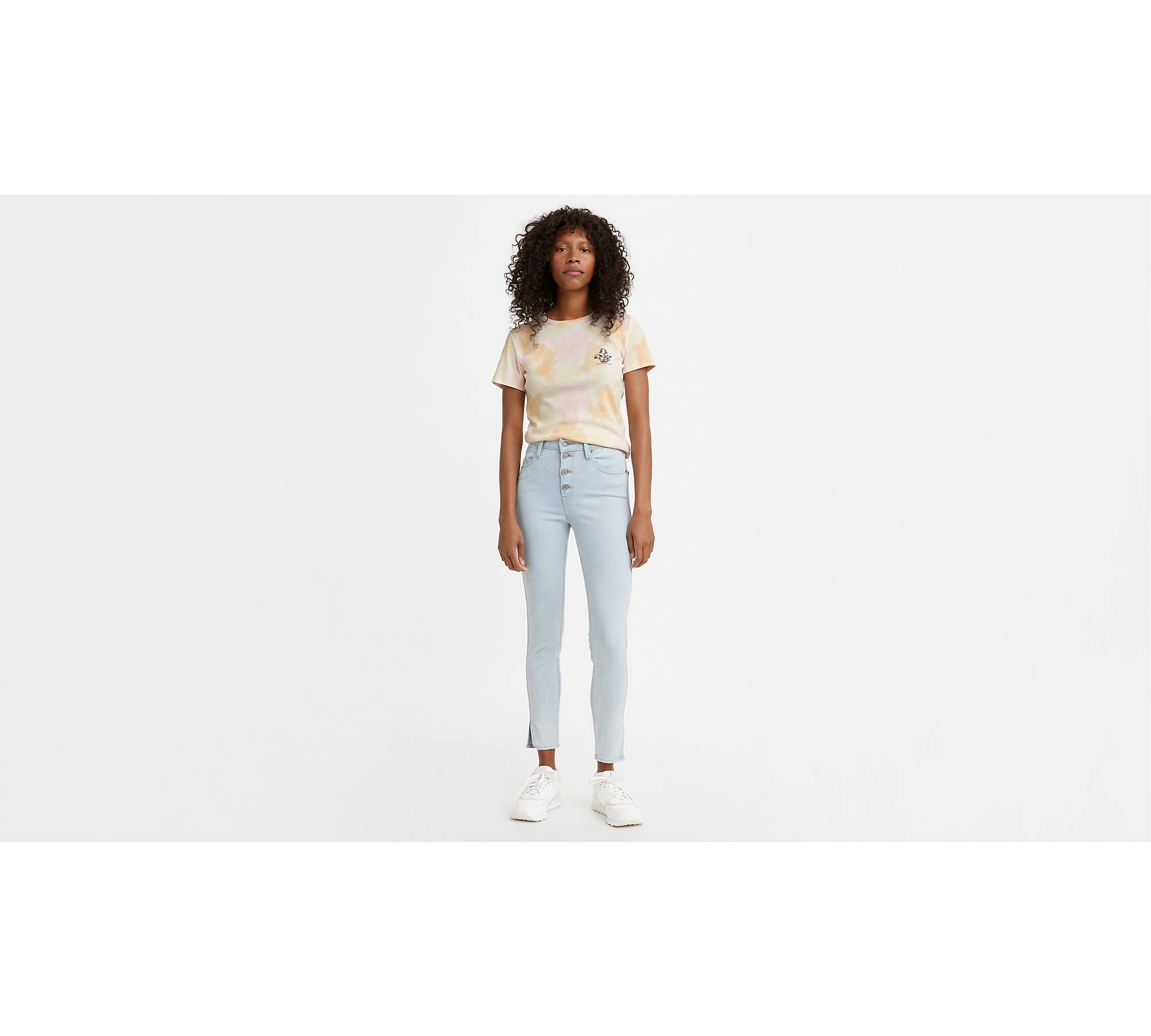 721 High Rise Skinny Women's Jeans - White