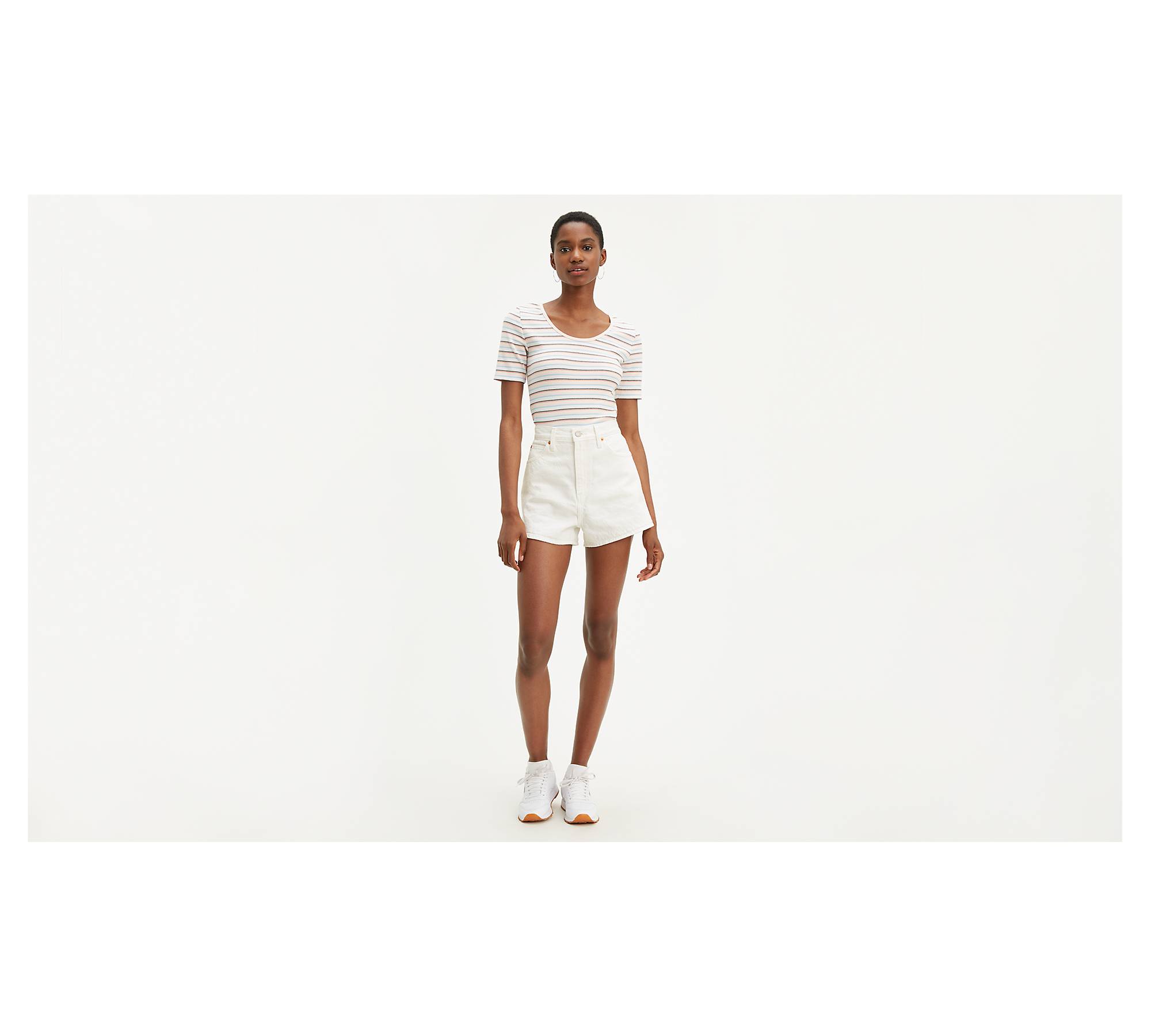 Women's Body Shorts - White