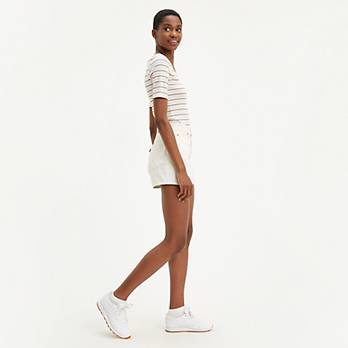 Wide Leg Mid Length Womens Shorts 2