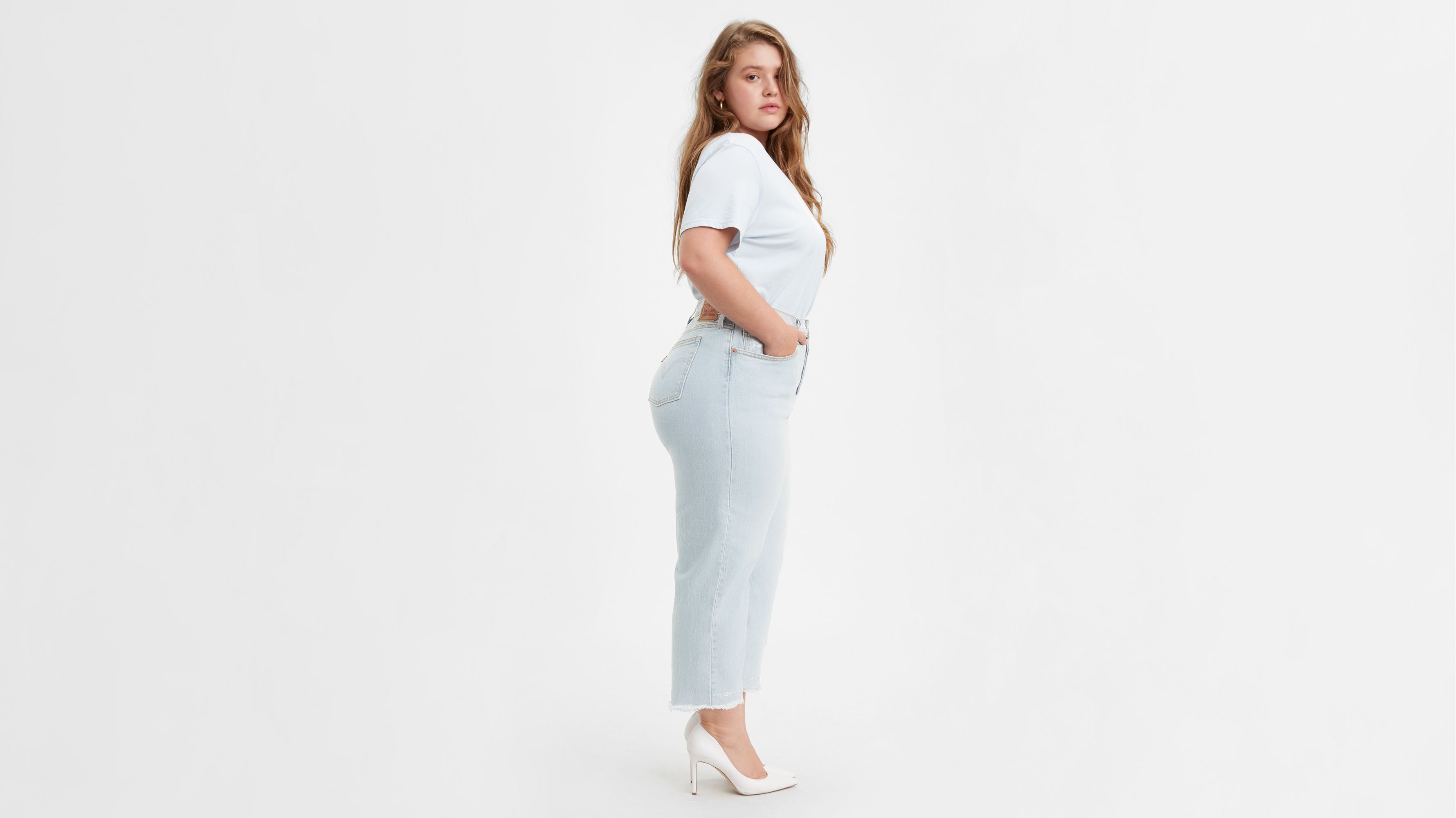 Jean Maman Déchiré Topshop - Taille 25 Jambe 30 - Bleu Mi-lavé - Très Bon état