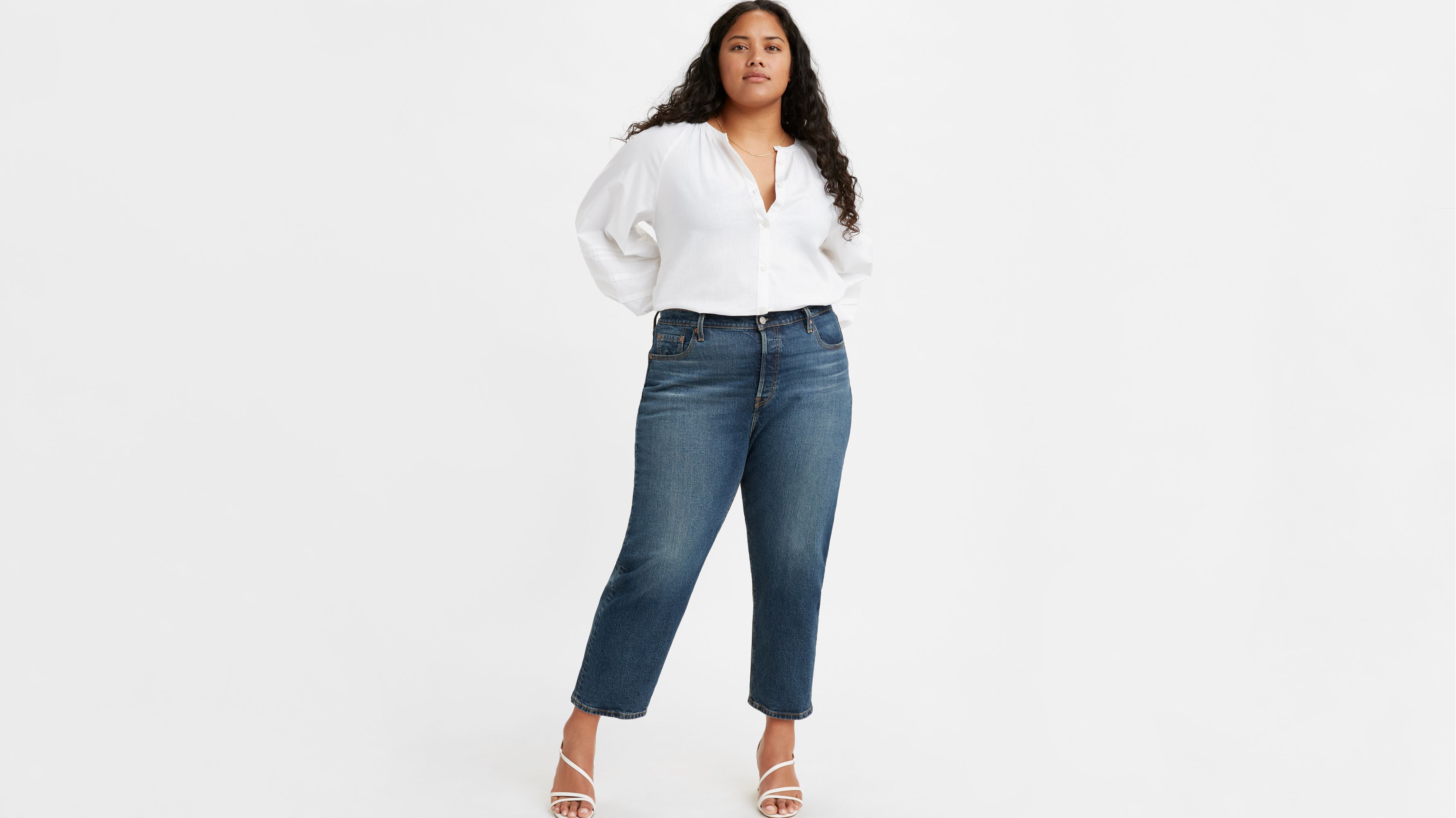 501® Original Cropped Women's Jeans (Plus Size) 4