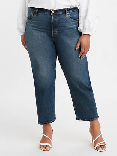 501® Original Cropped Women's Jeans (plus Size) - Dark Wash | Levi's® US