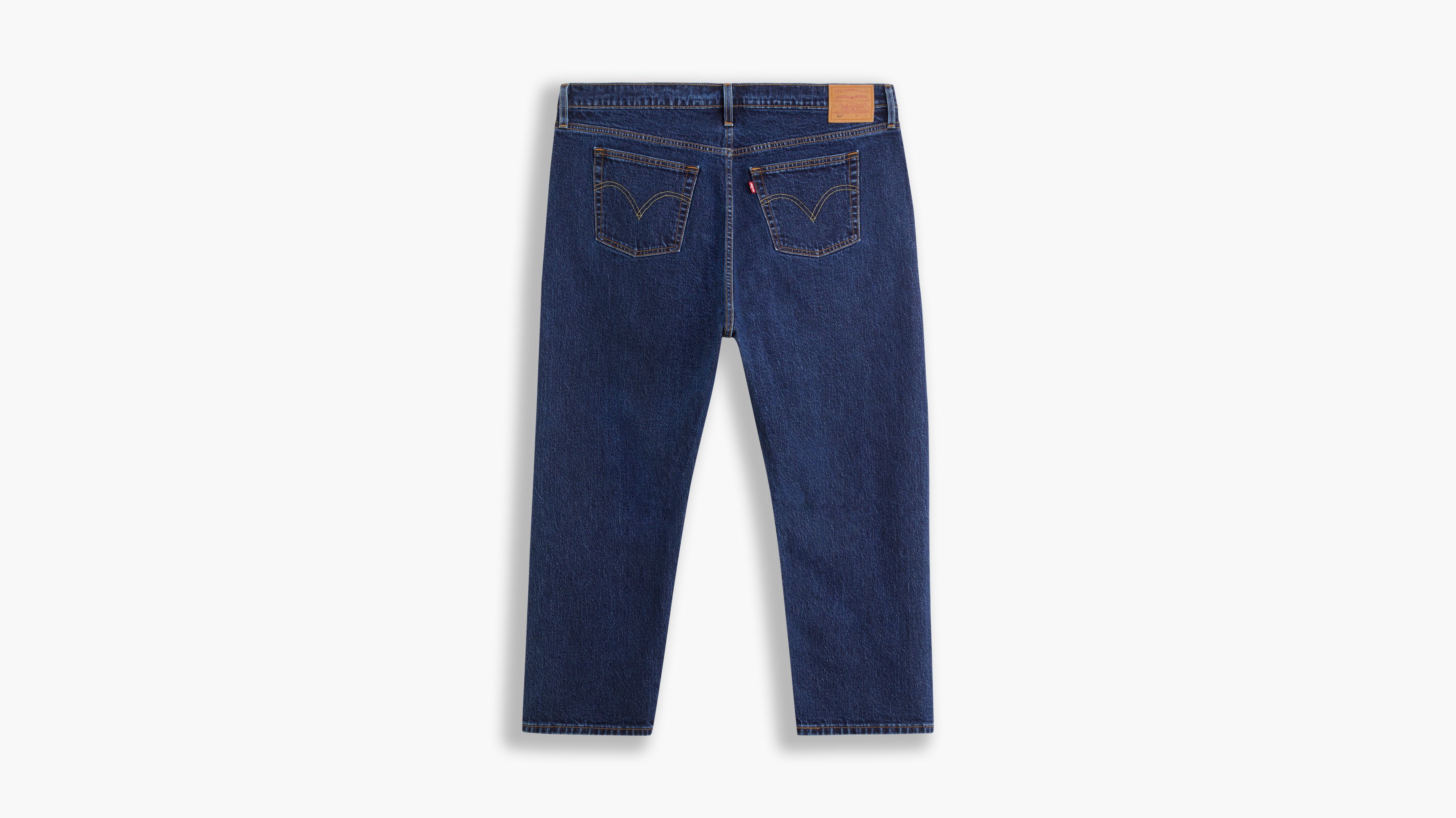 levi's blue 501 original cropped jeans