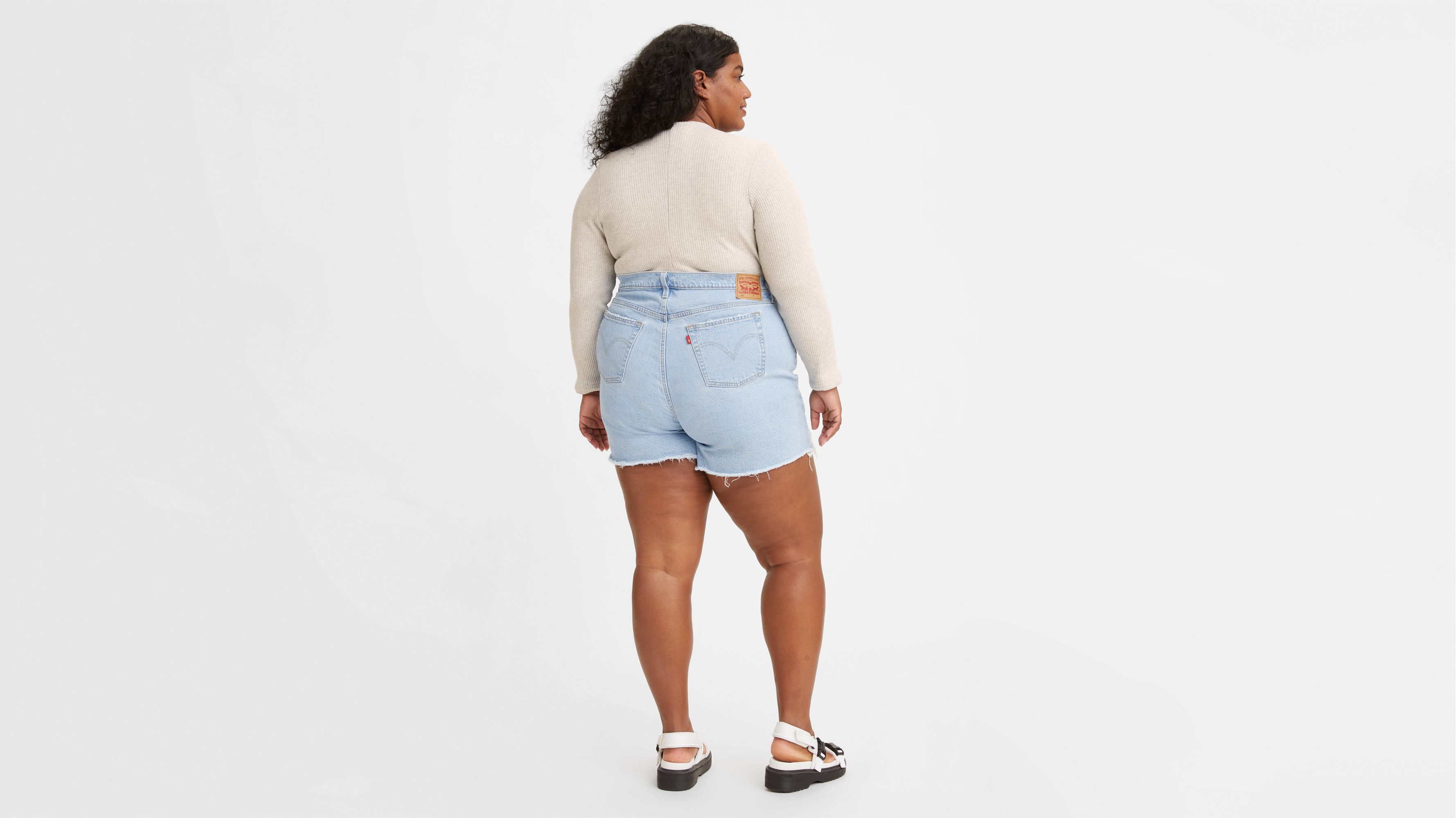 Levi's plus size high cheap waisted shorts