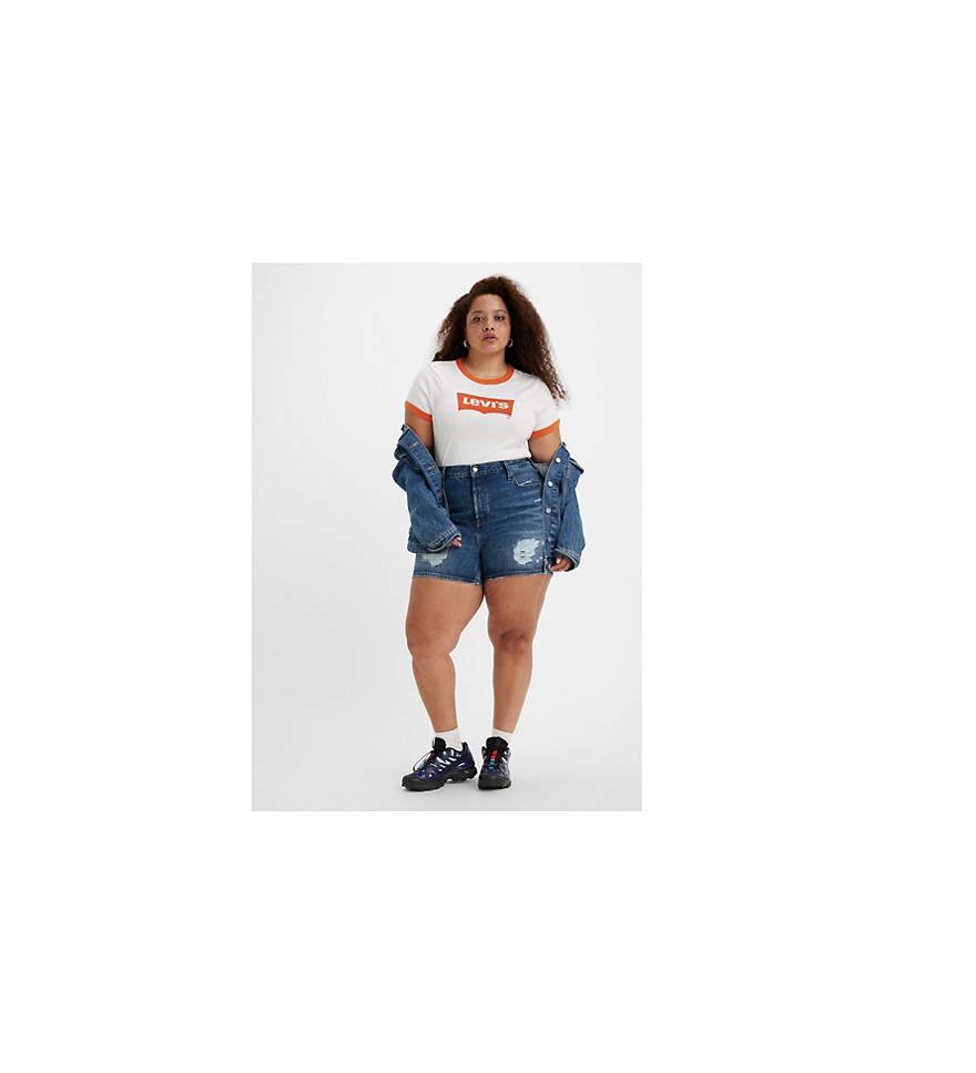 501® Women's Shorts (plus Size) - Dark Wash