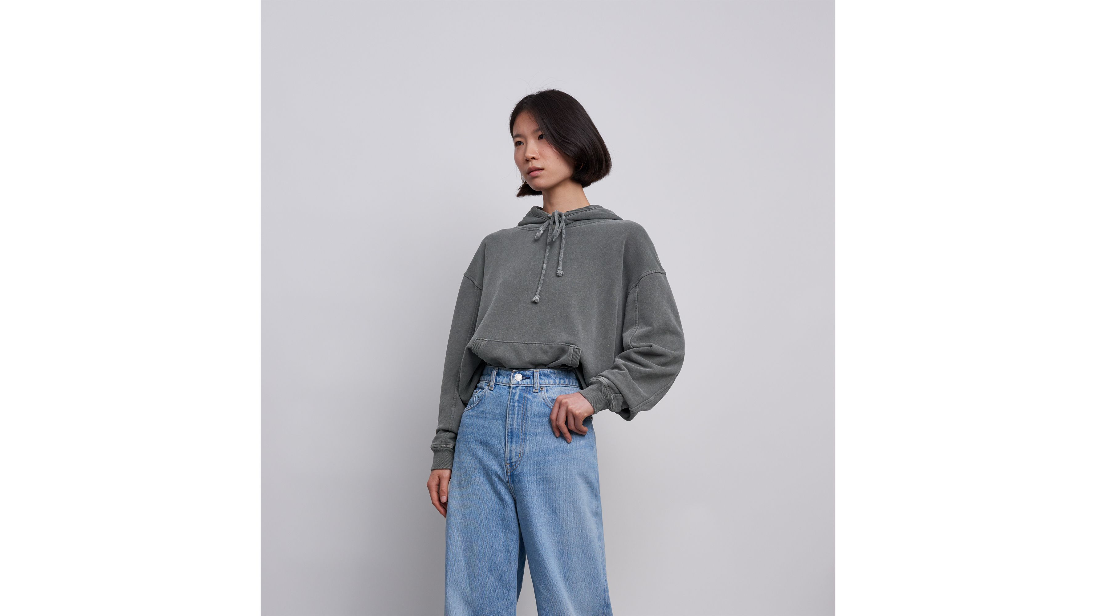 levis grey sweater