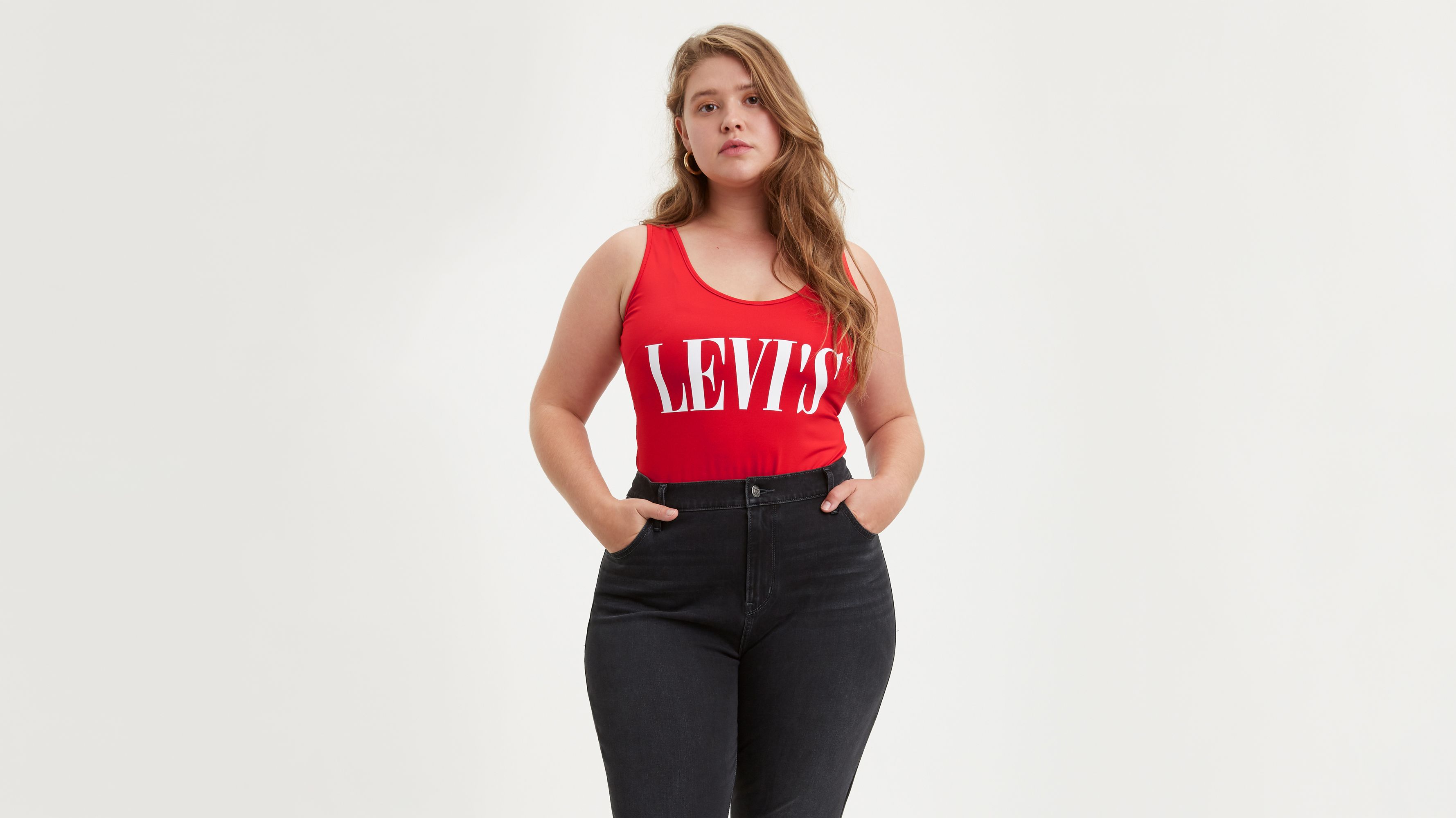 levi's red bodysuit