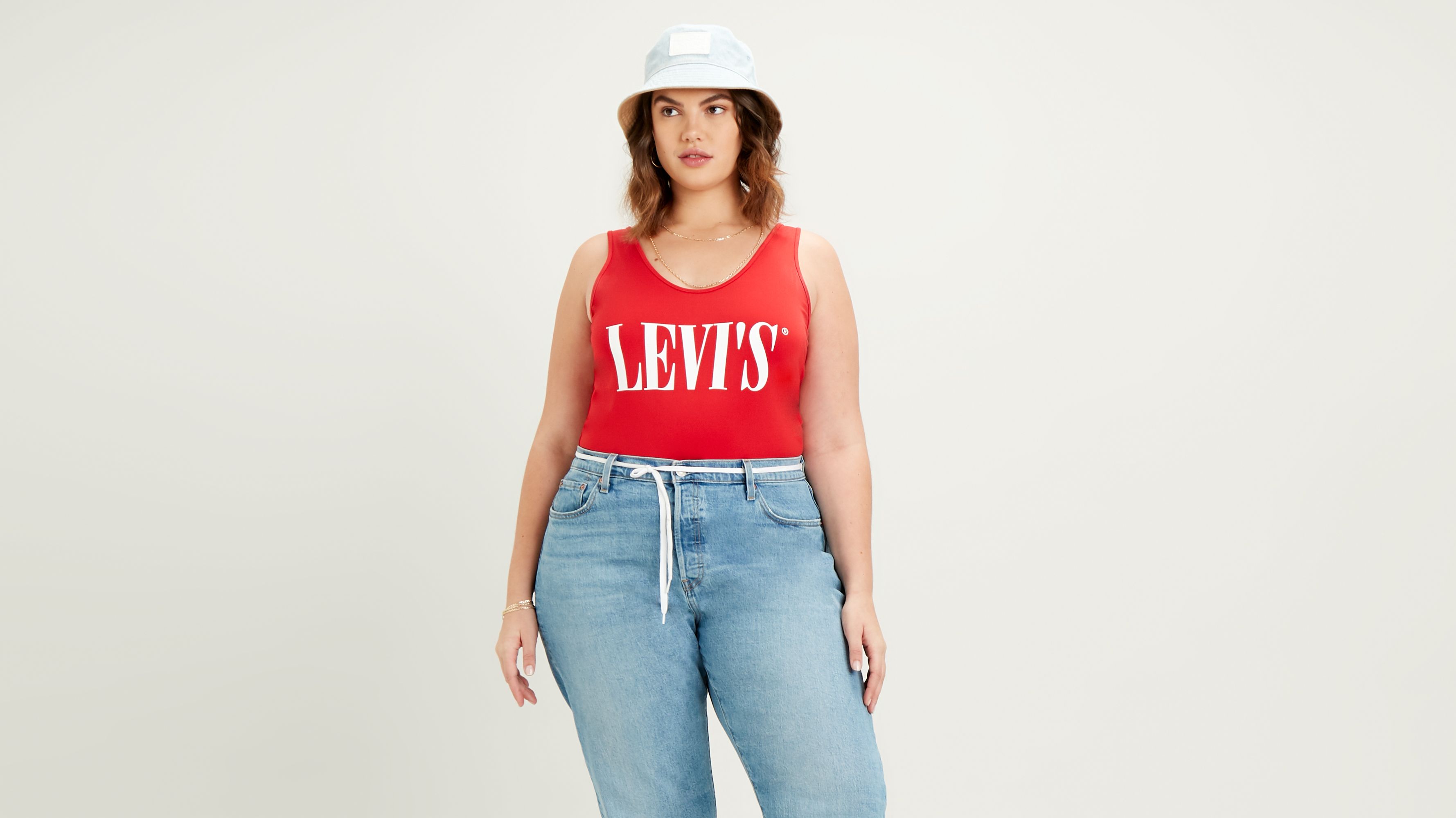 levi's red bodysuit