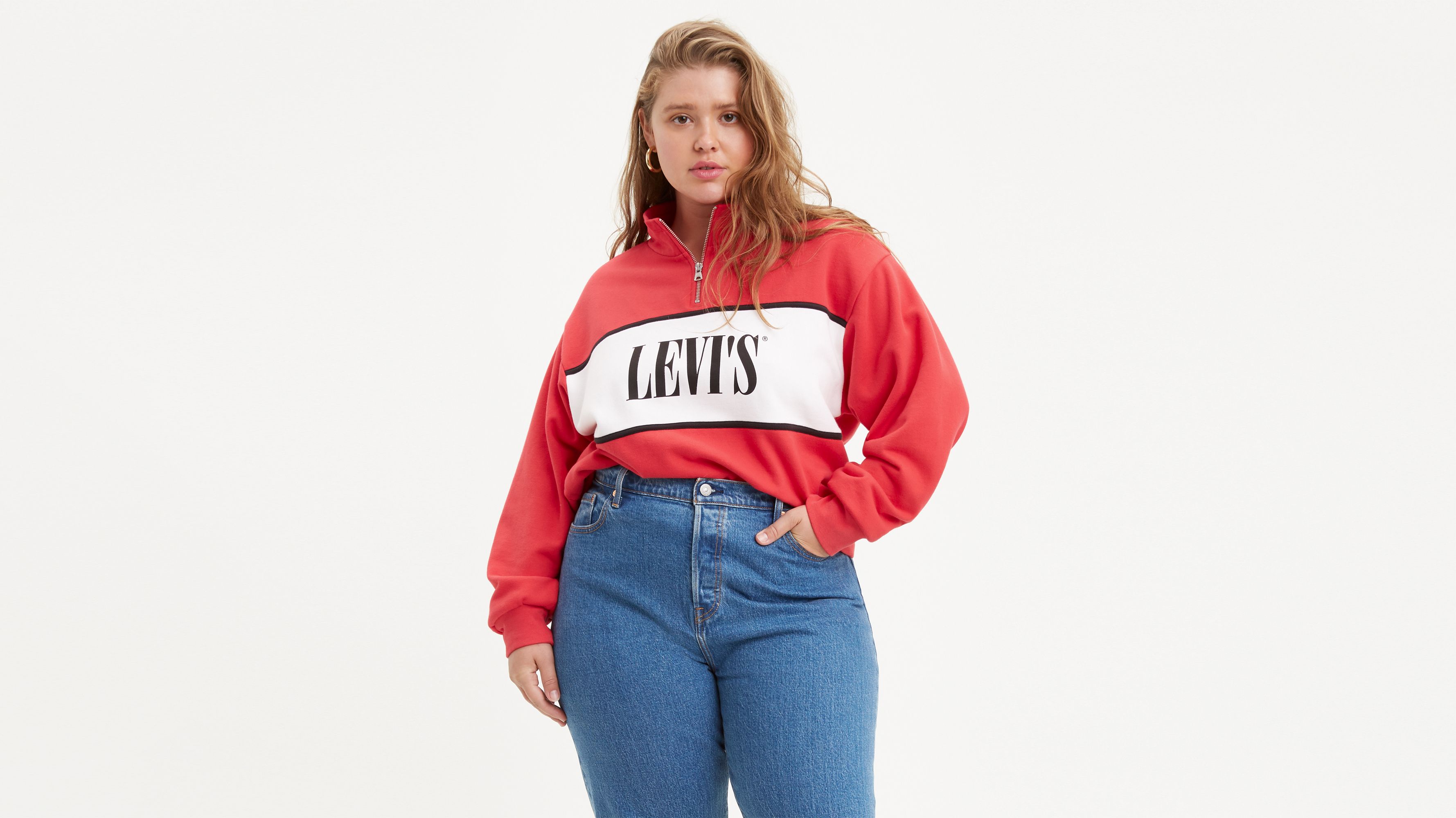 plus size levi's sweatshirt