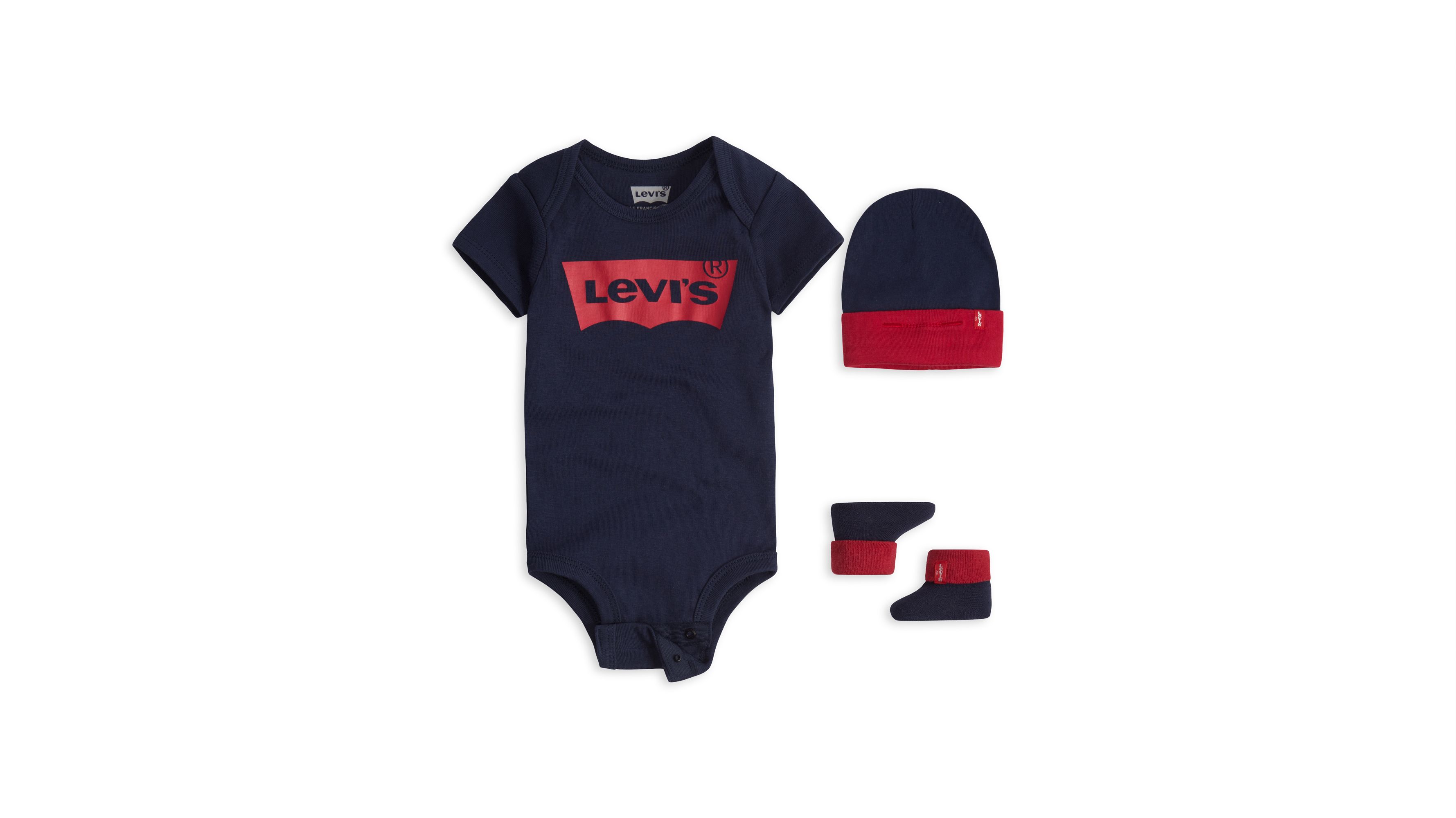 Baby Batwing Onesie Set 3 Piece Blue Levi s GB