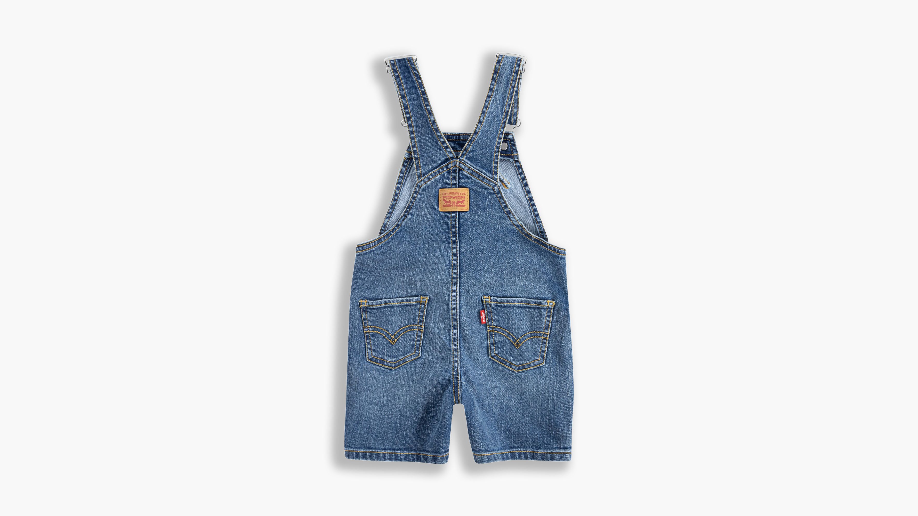 baby blue jean overalls