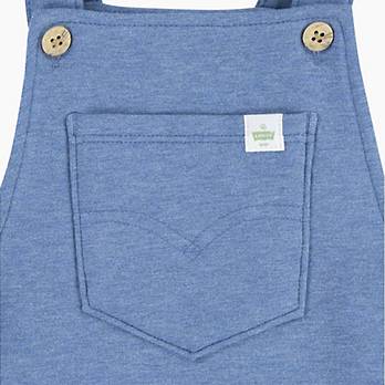 Salopette in maglia con tasca sul davanti per neonati 5