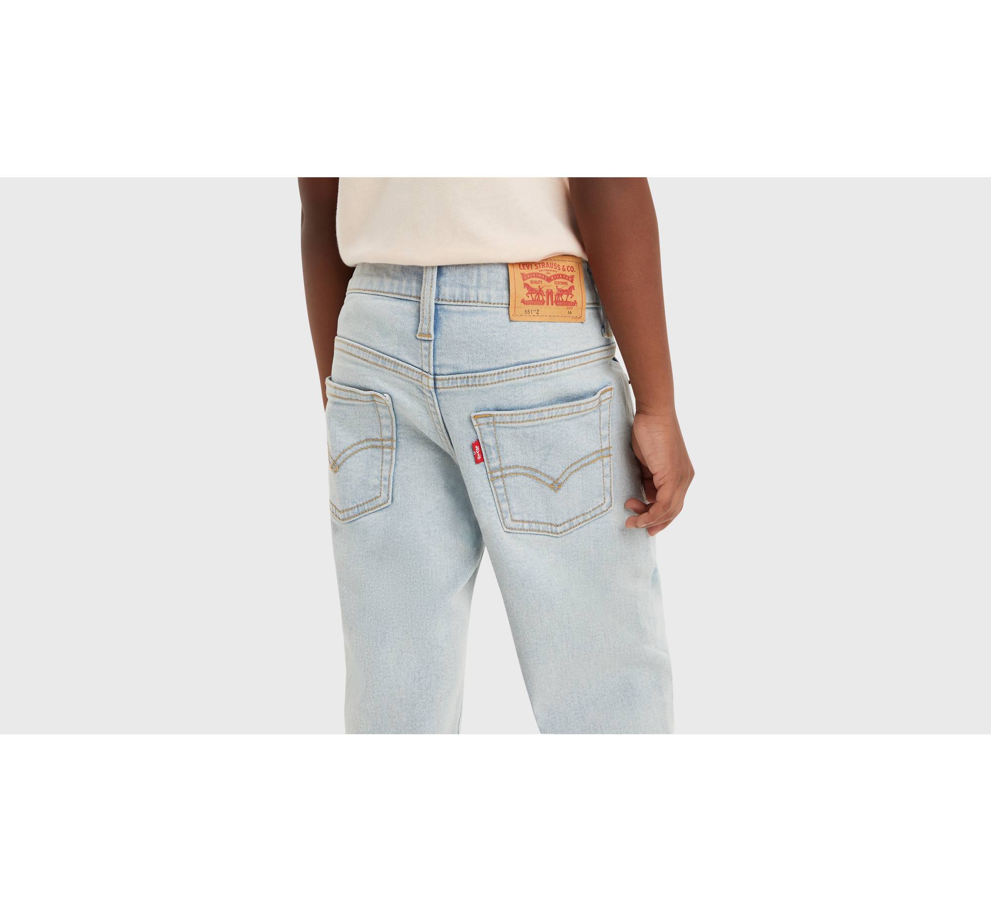 Kinder 551z™ Authentic Straight Jeans - Blau | Levi's® DE