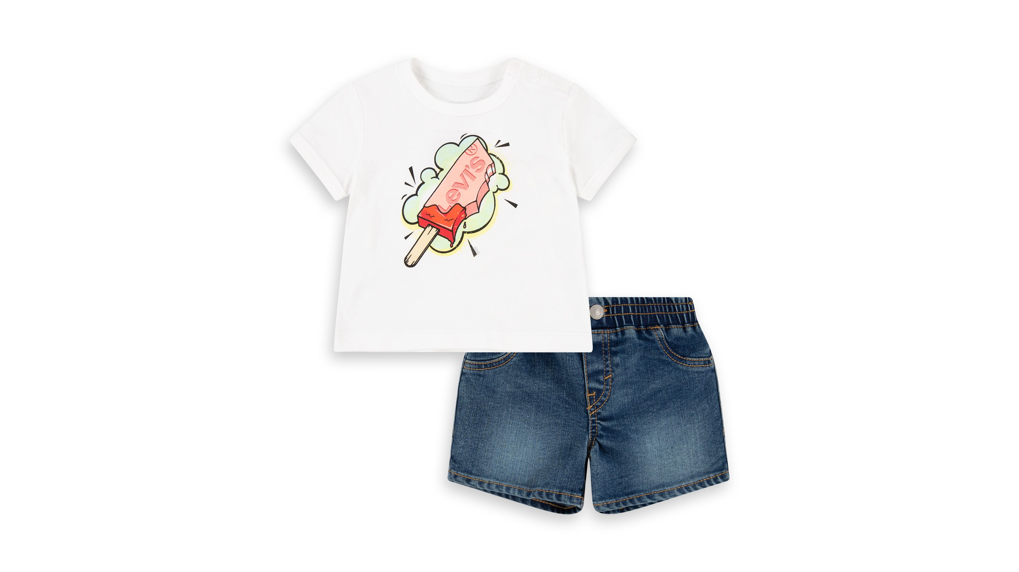 Conjunto de pantalones cortos Popsicle 4