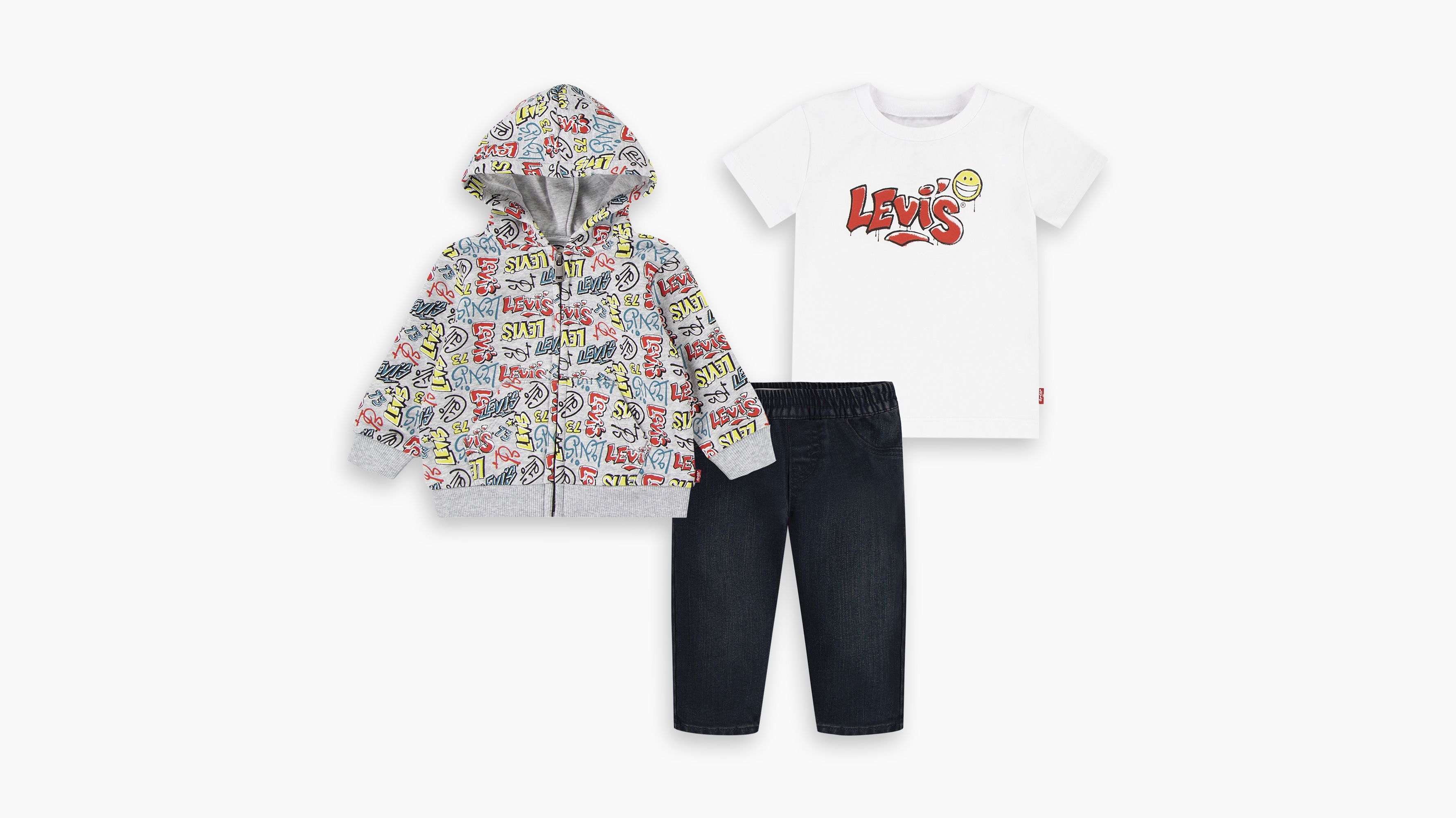 Baby Graffiti Tag 3 piece Set Grey Levi s GB