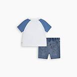 Zestaw niemowlęcej koszulki z rękawami raglanowymi i szortów Levi Bear 5