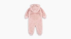 Baby Bear Sherpa Coverall — Lotus - Pink 2