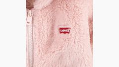 Baby Bear Sherpa Coverall — Lotus - Pink 3