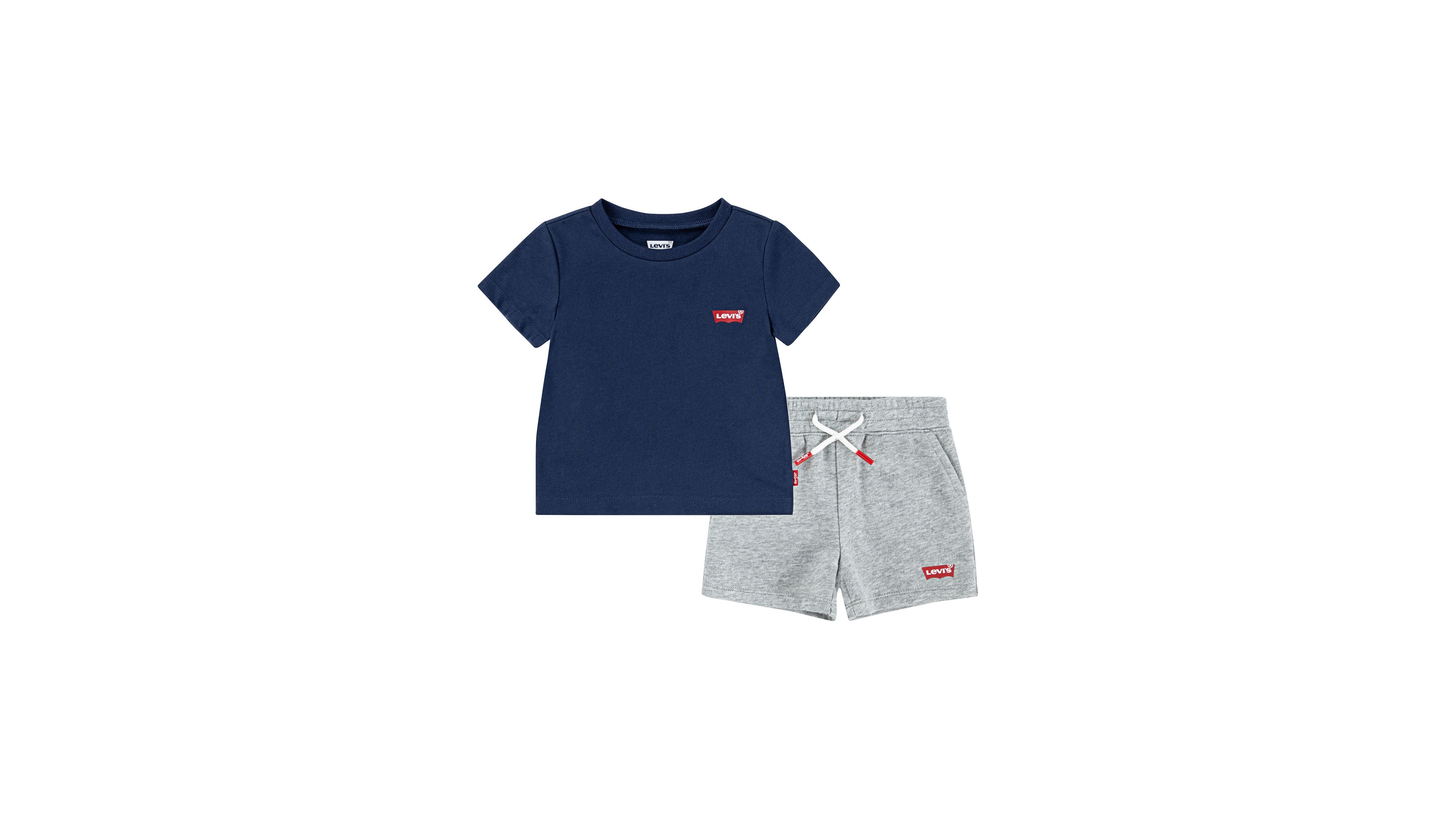 Baby Batwing T-Shirt und Strickshorts 1