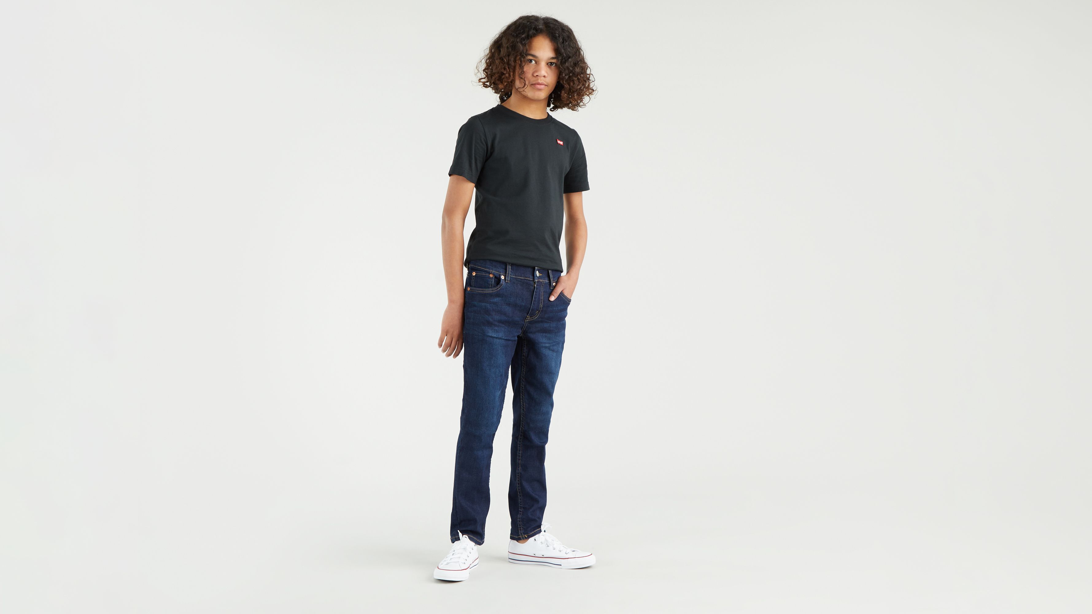 Młodzieżowe przylegające dżinsy 512™ ze zwężaną nogawką 3