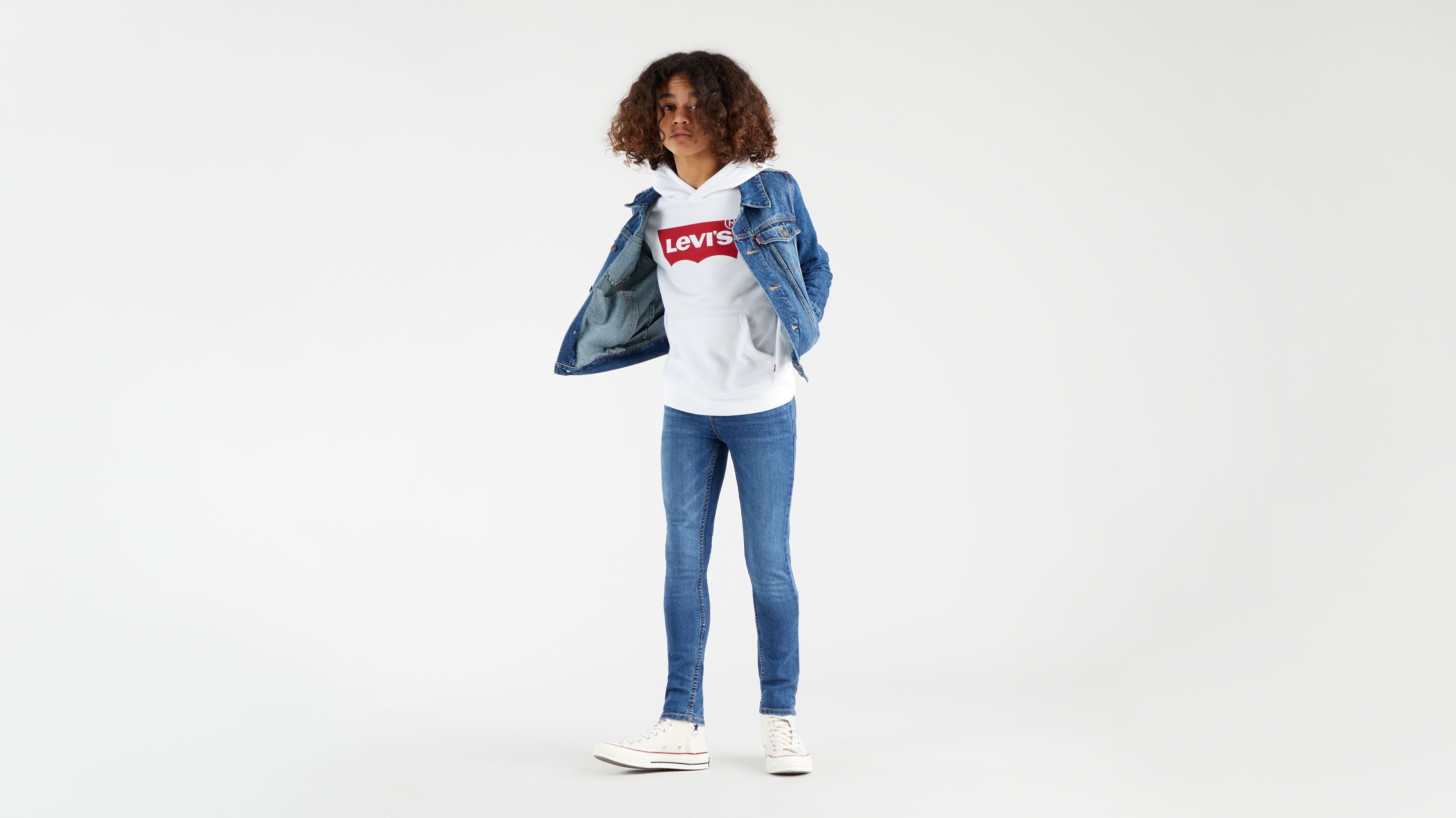 Jean de corte cónico estrecho para adolescentes 1