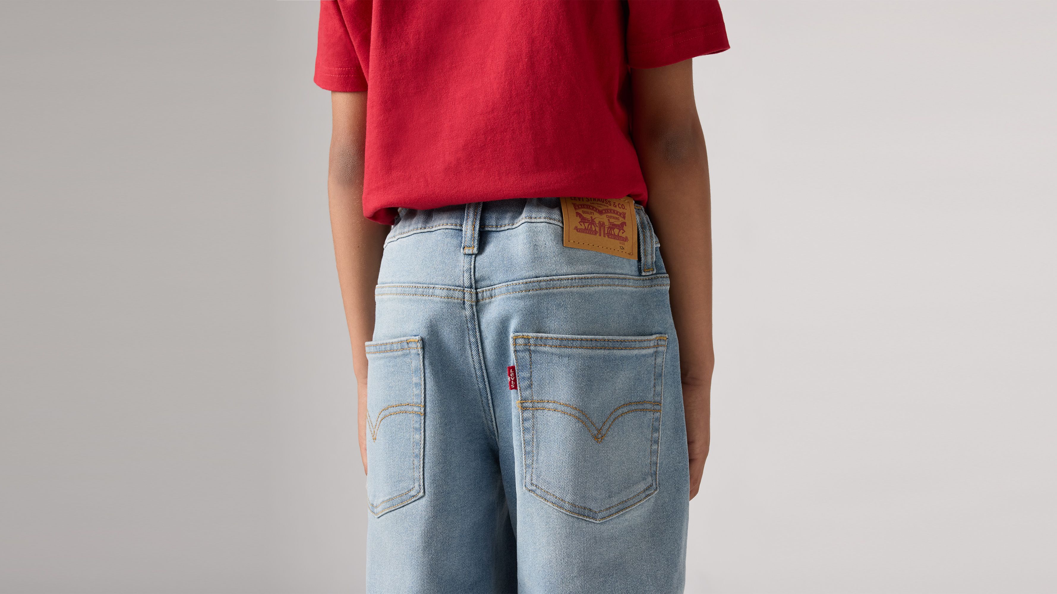Jeans Stay Loose Taper para adolescentes 3