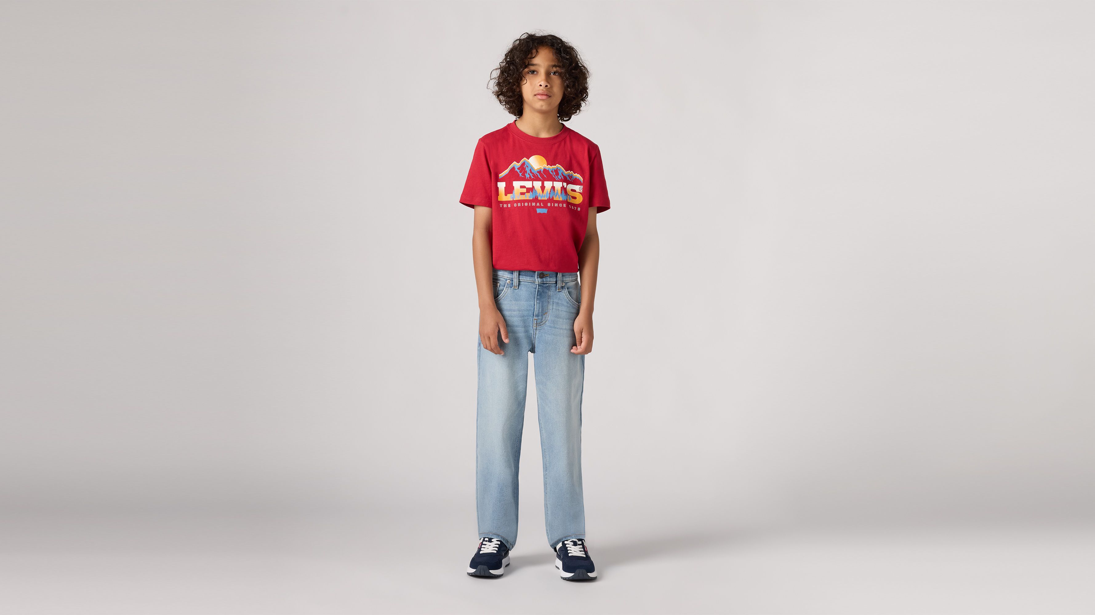 Jeans Stay Loose Taper para adolescentes 1