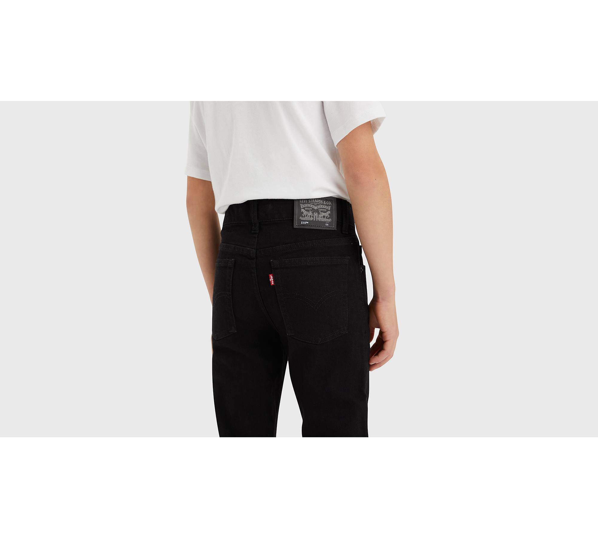 Teenager 510™ Skinny Fit Jeans - Black | Levi's® IE