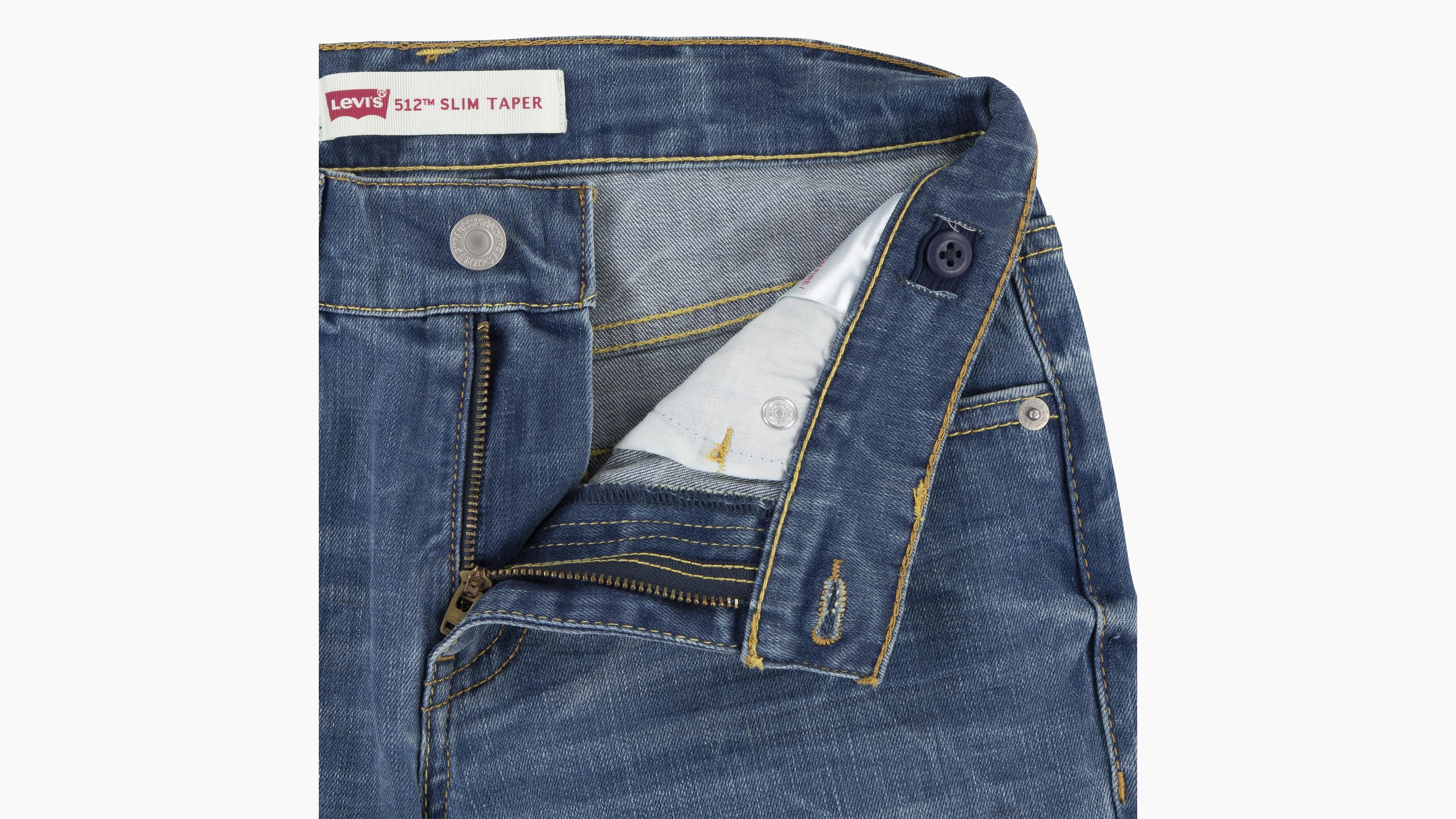 Jean Slim Fuselé 512™ Pour Enfant - Noir | Levi's® FR