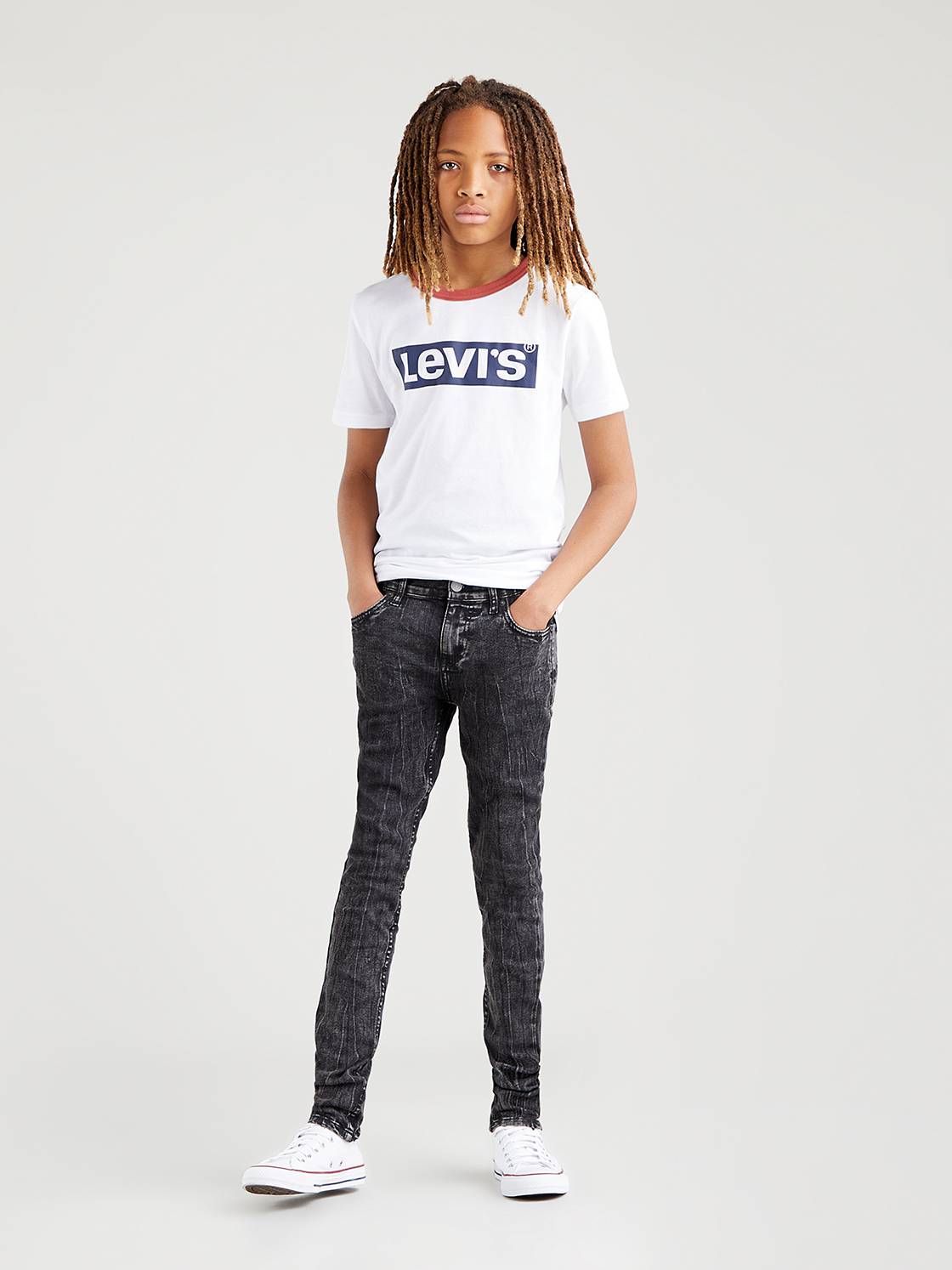 Teenager Skinny Tapered Jeans 1