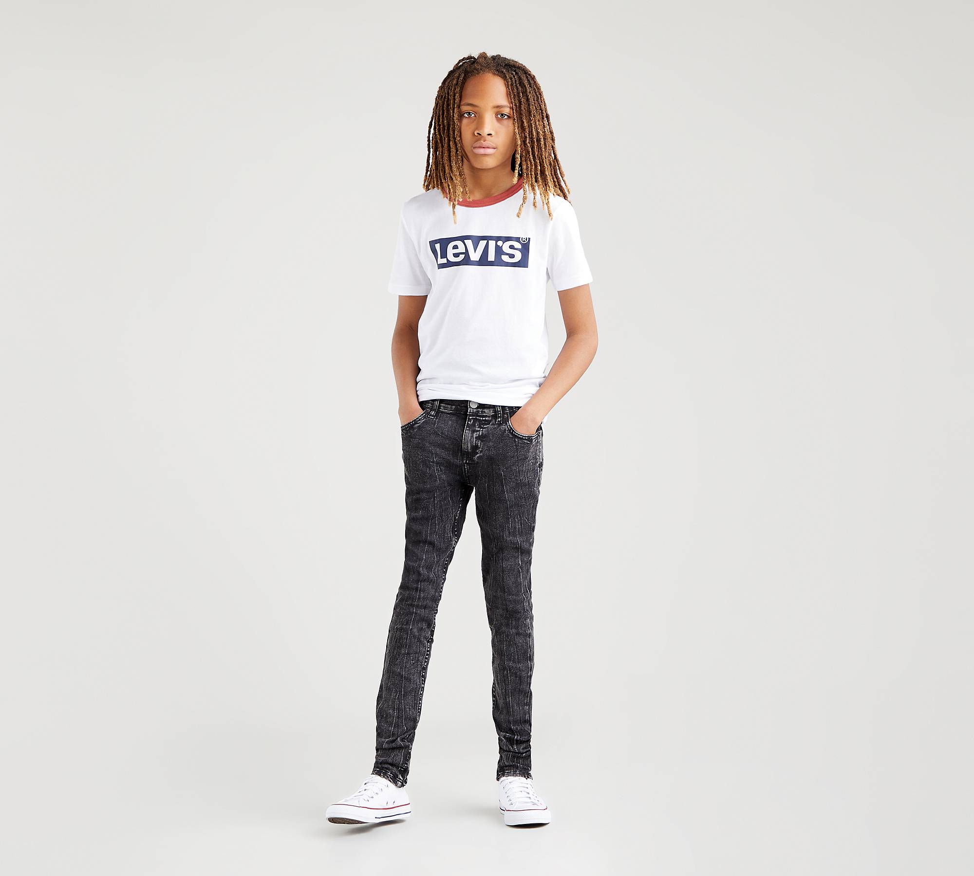 Teenager Skinny Tapered Jeans 1