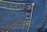 Ues - Azul - Jeans estrechos de punto sin botones