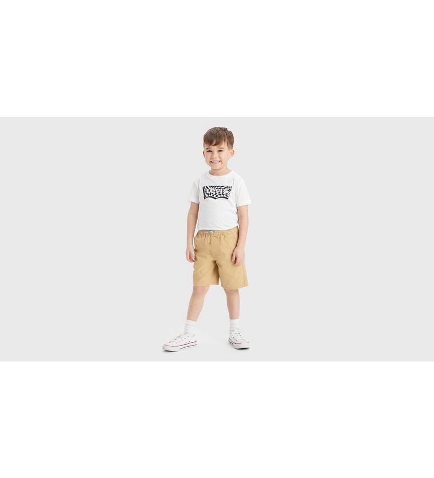 Kids Woven Pull-on Shorts - Brown | Levi's® GB