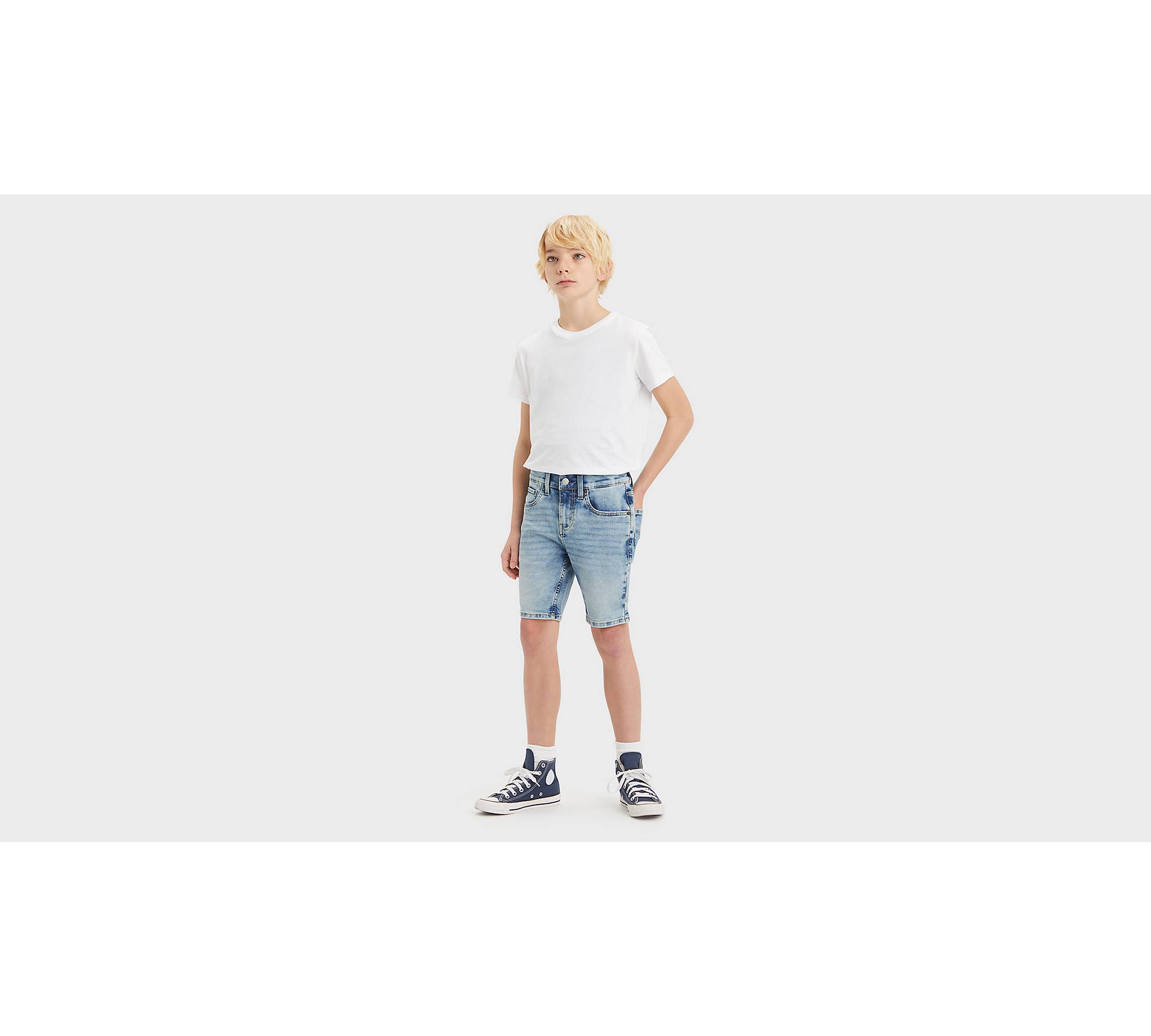 510™ shorts med smal pasform til teenagere 1