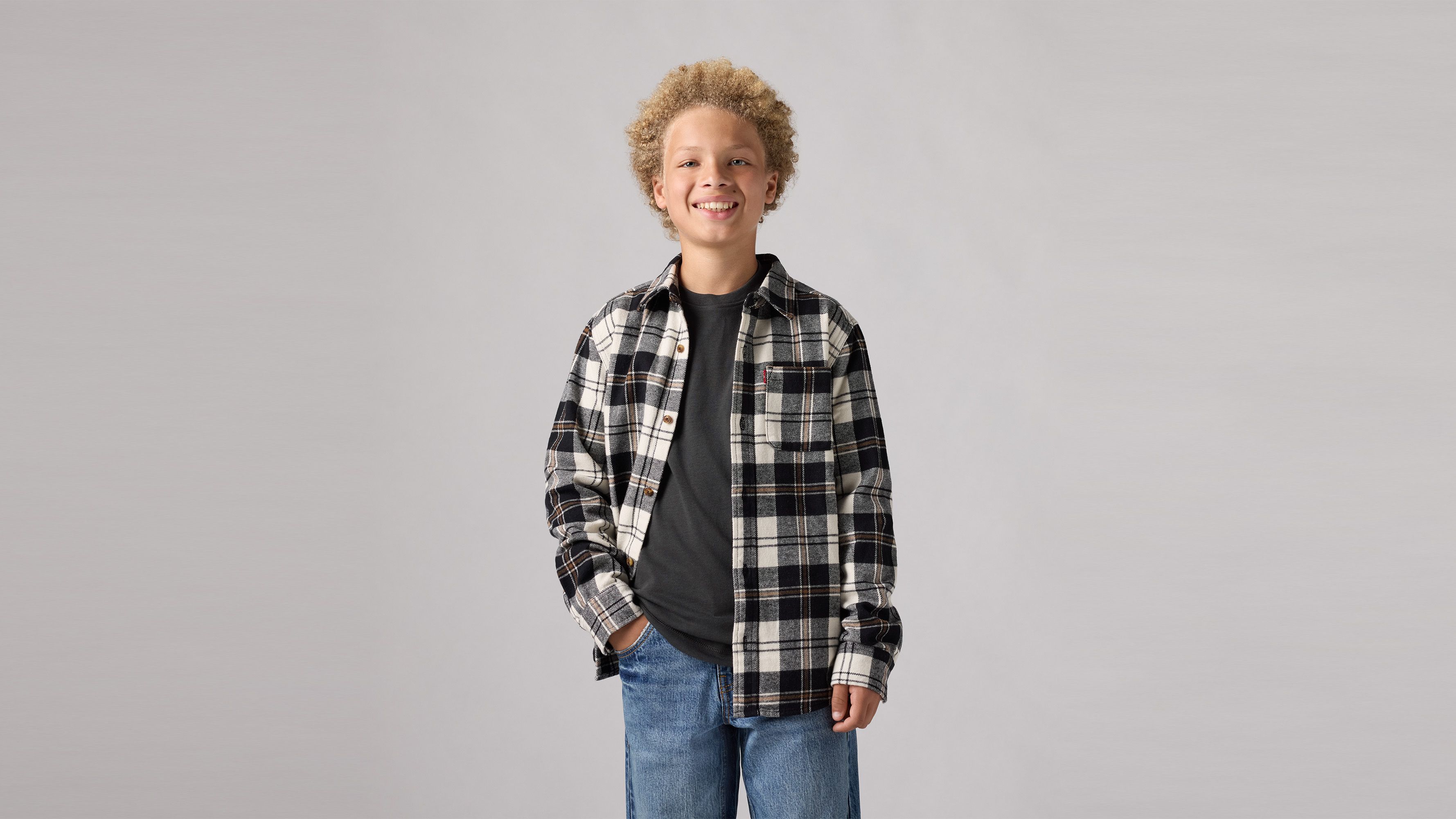 Camicia di flanella teenager 1