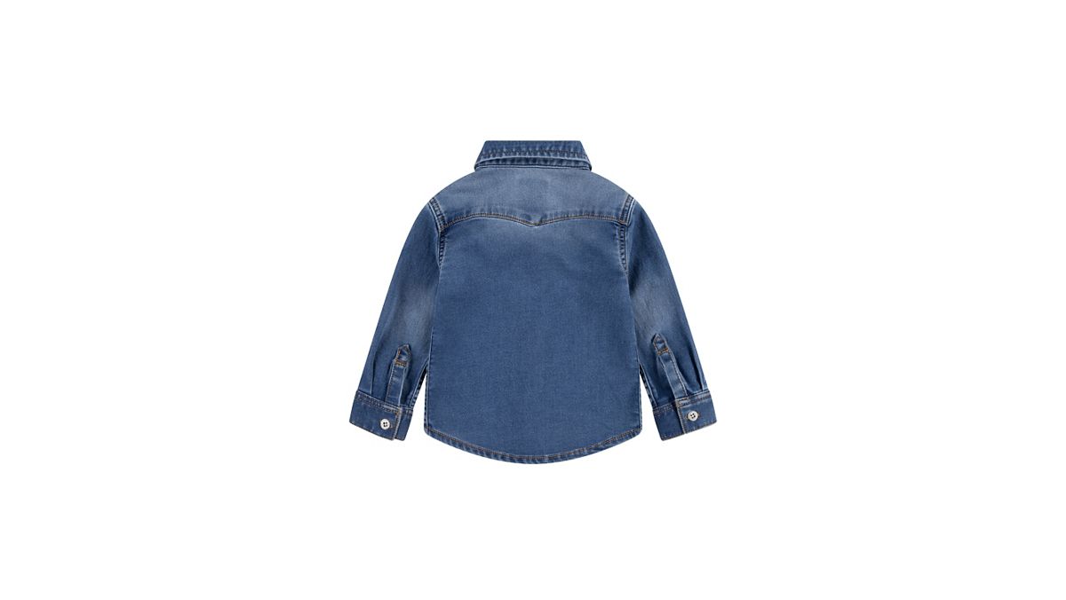 Baby First Barstow Shirt — The Big Cheese No Destruction - Blue