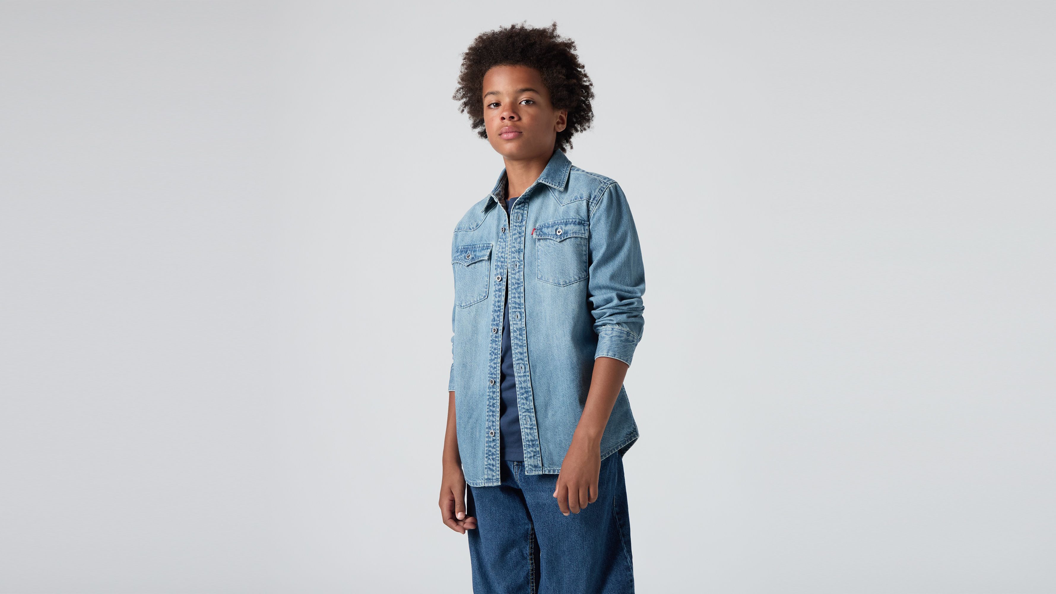 Camisa Western New Barstow para adolescentes 8