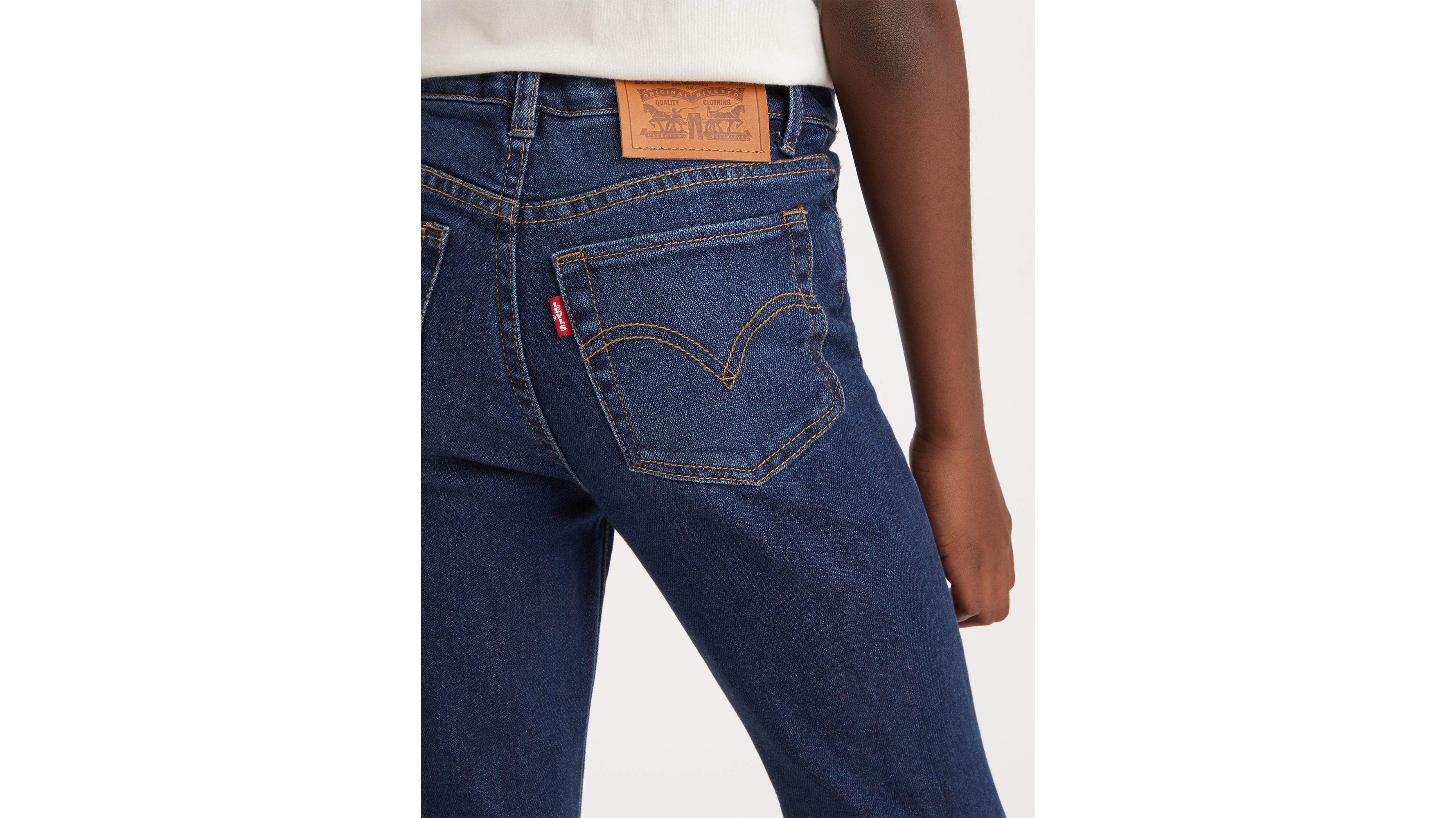 Jean taille haute Crop Flare Ado 3