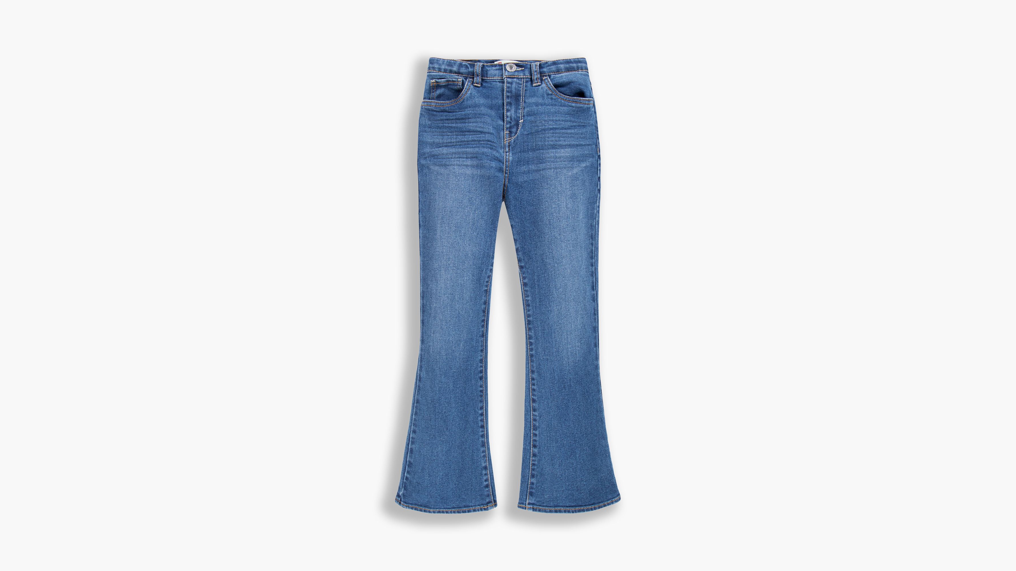 levi's cropped flare jeans