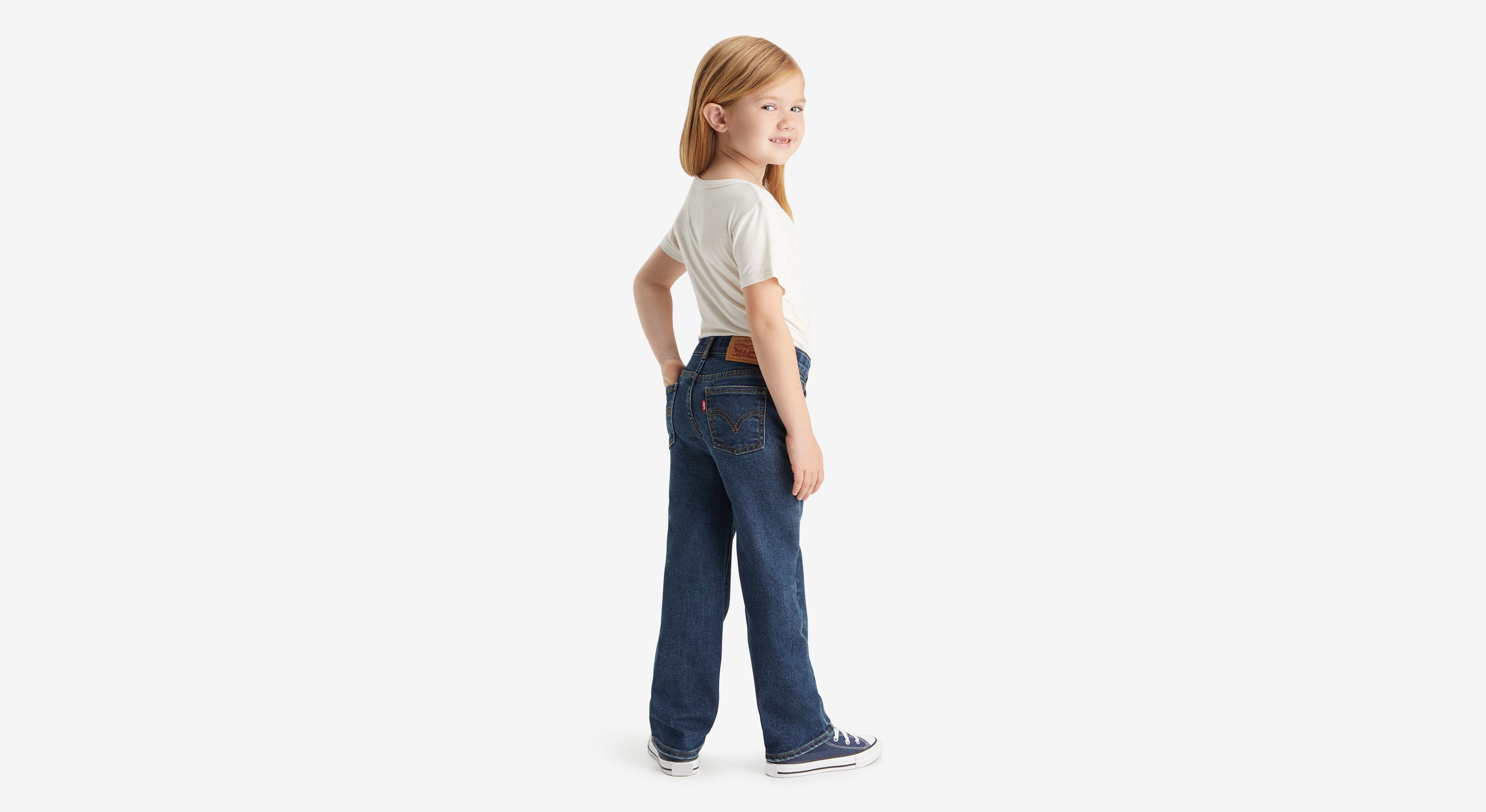 Kinder Wide Leg Jeans 2