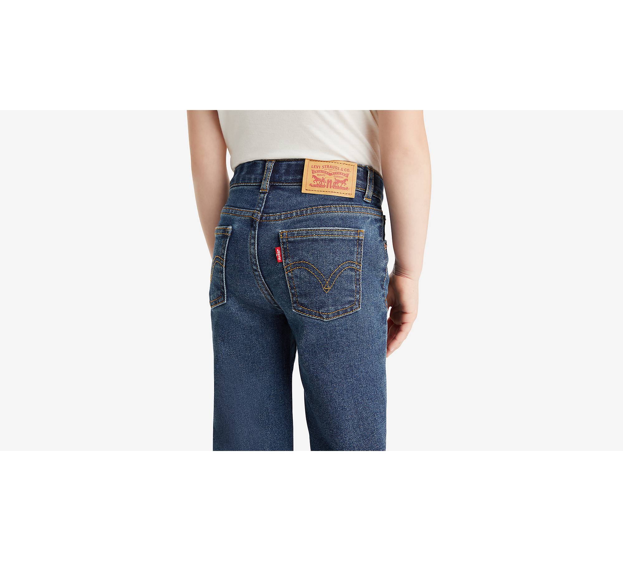 trimme stykke Normalisering Jeans Med Vide Ben Til Børn - Blå | Levi's® DK