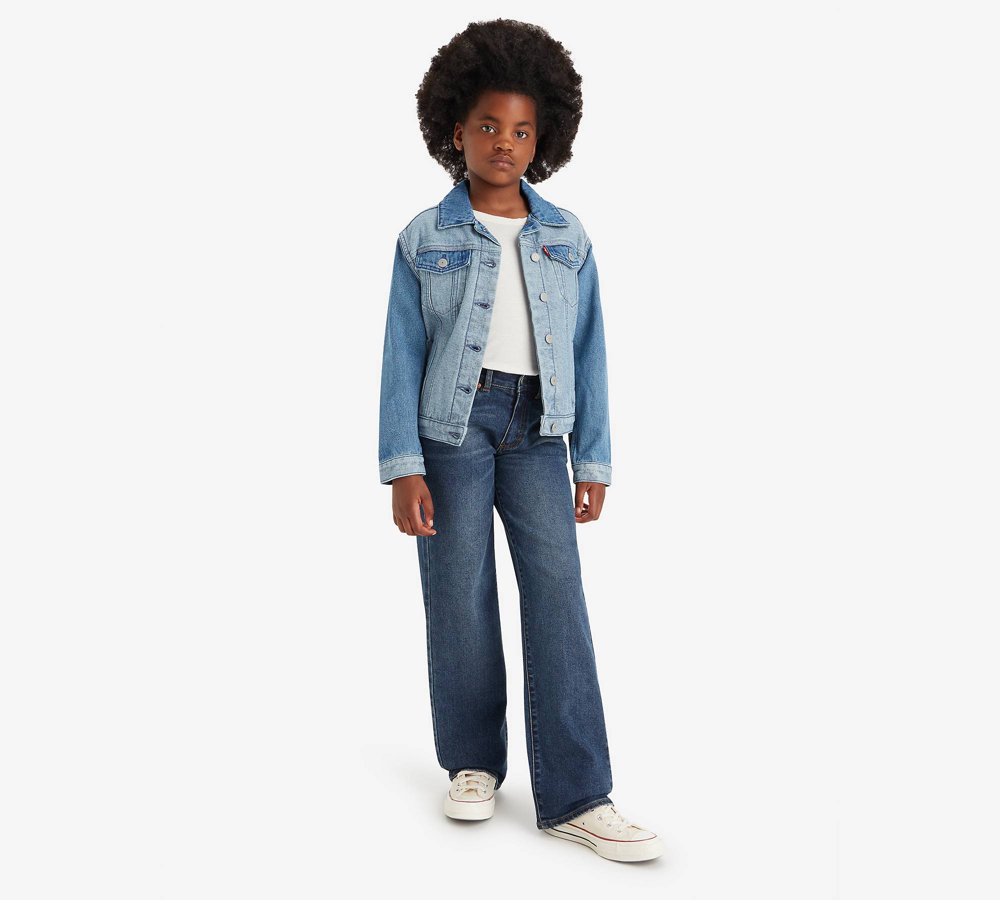 Jeans met wijde pijpen voor tieners 1