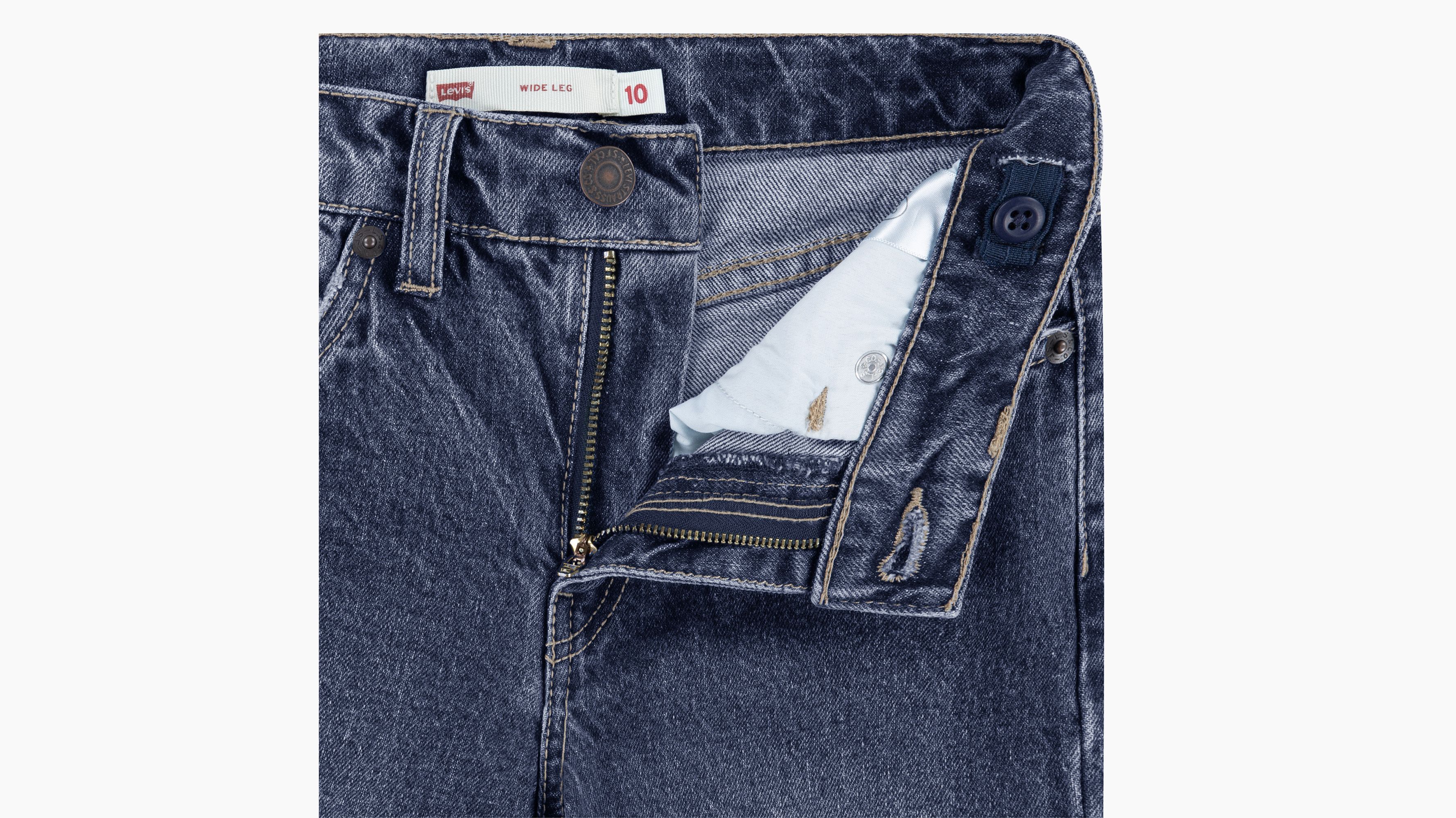 Jeans a gamba ampia Destruction bambina 6